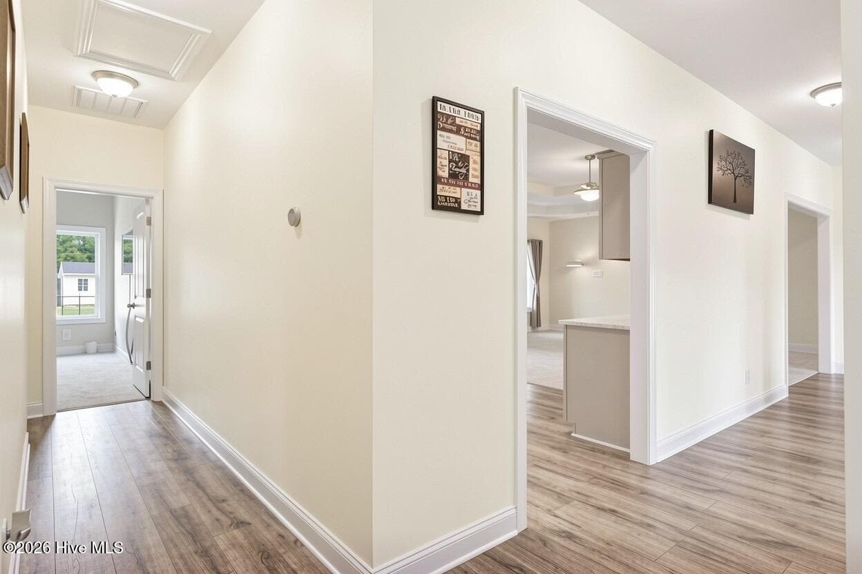 Hall to upstairs and bedrooms 3 & 4 - 2019 Tarpon Trail, New Bern, NC 28562