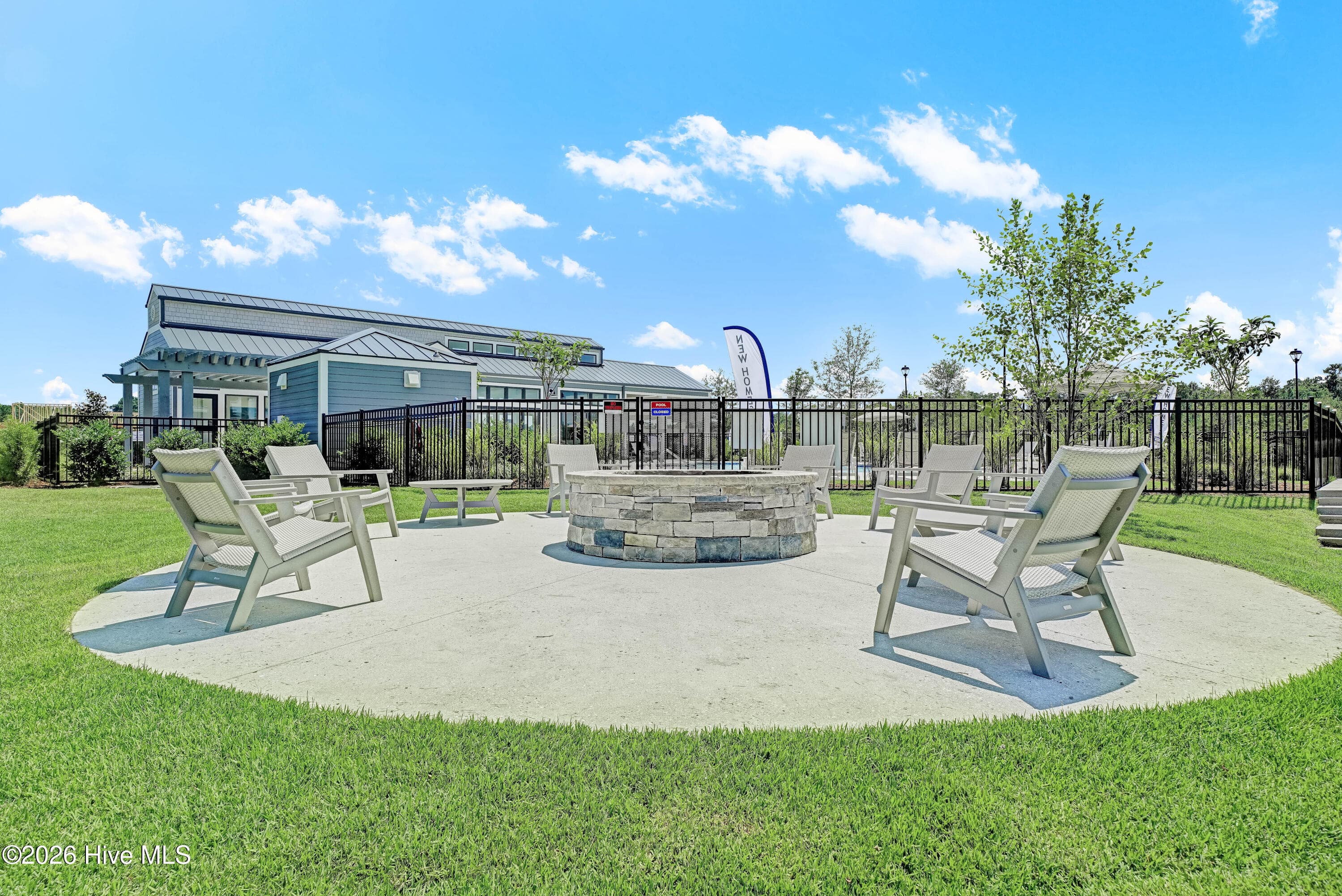 Fire Pit at clubhouse - 117 Grand Harvest Court, Wilmington, NC 28411