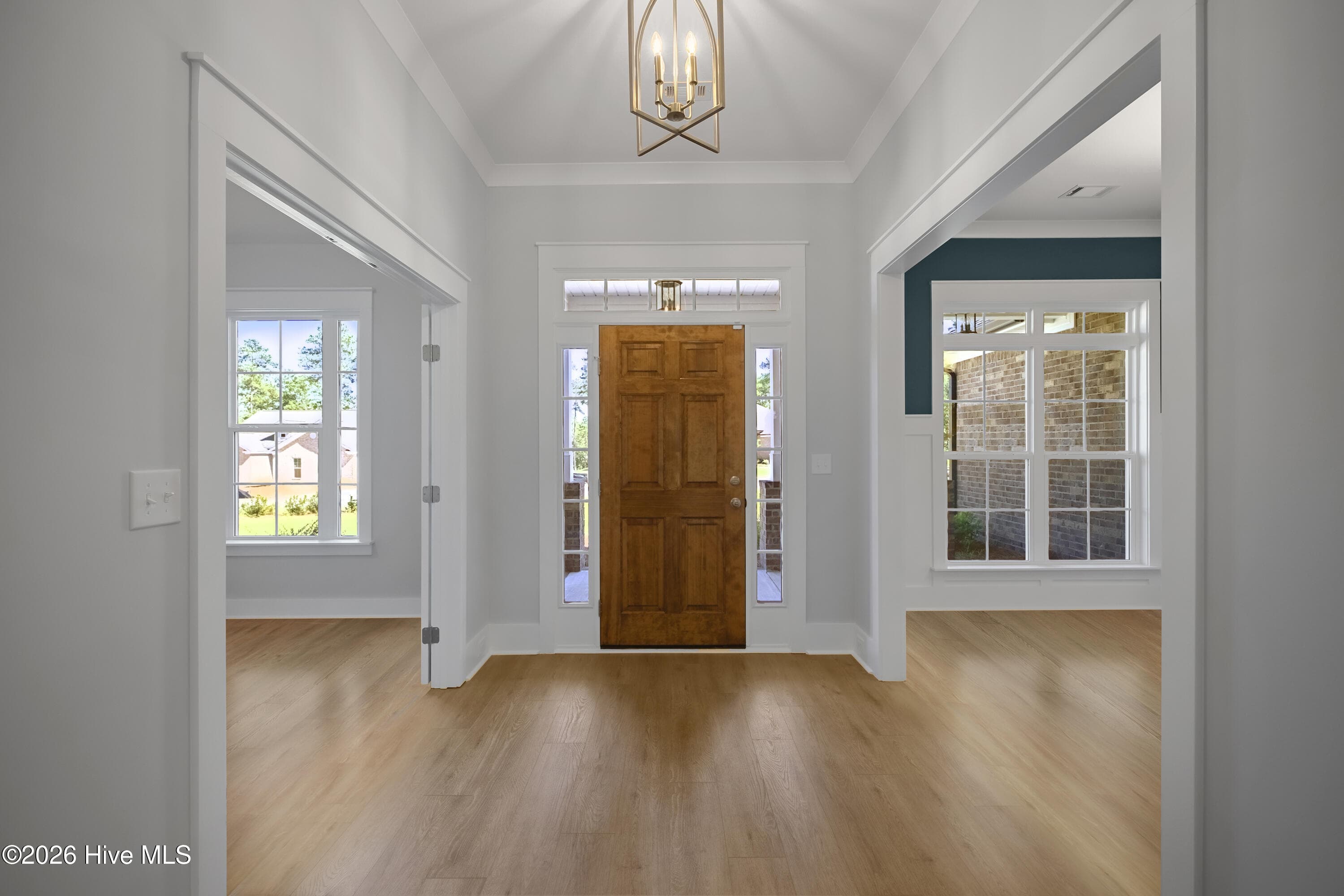 Bright, welcoming foyer filled with natural light - 458 Longshadow Drive, Aiken, SC 29803