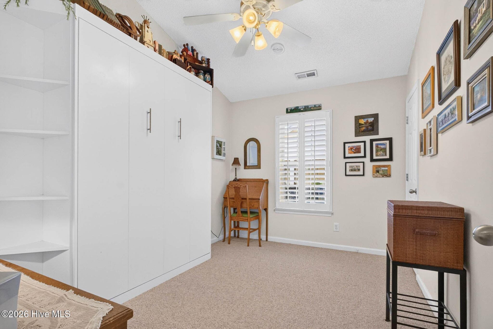 second bedroom with murphy bed - 449 Deer Path, Calabash, NC 28467