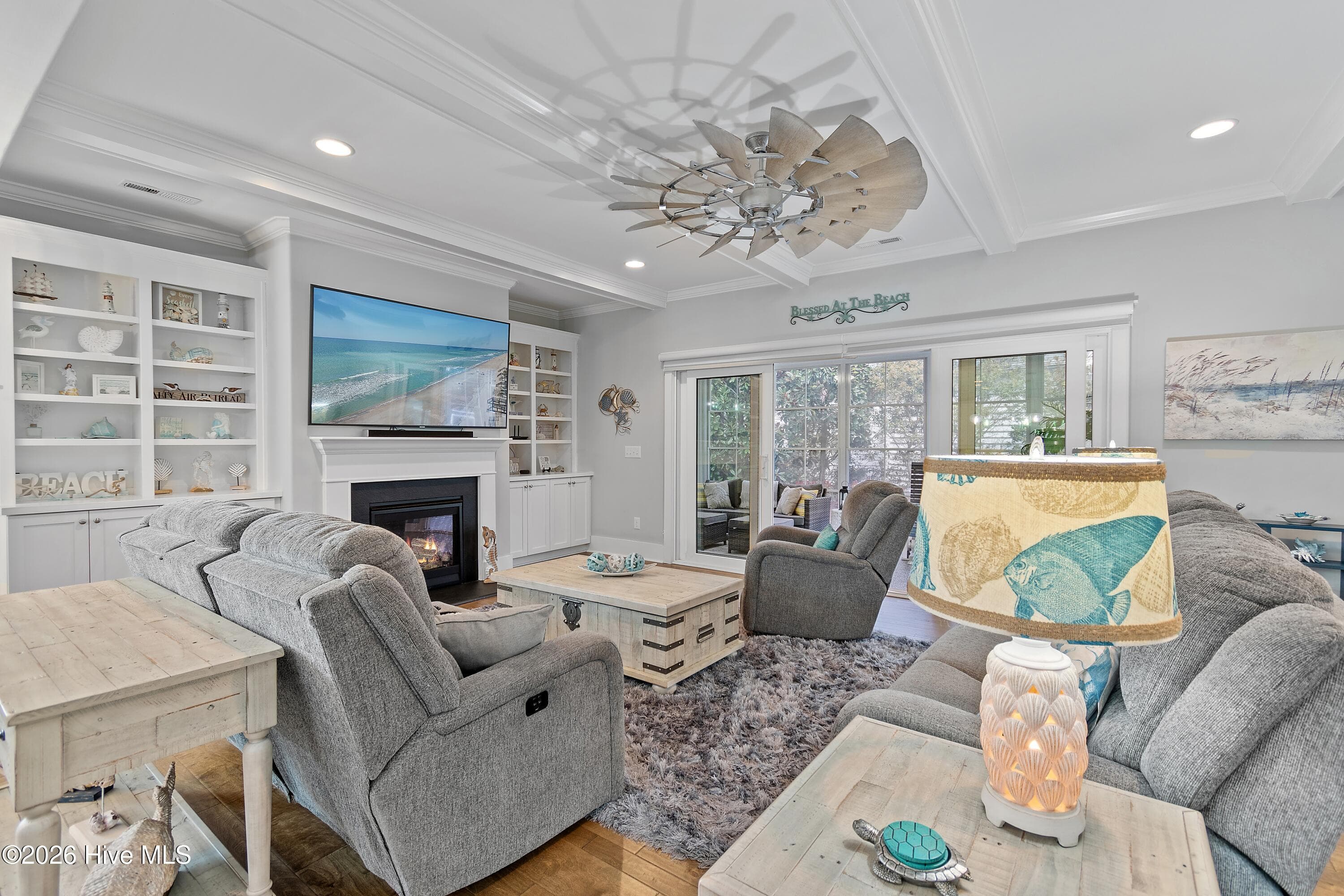 Bright and airy living room. - 6358 Bryson Drive SW, Ocean Isle Beach, NC 28469