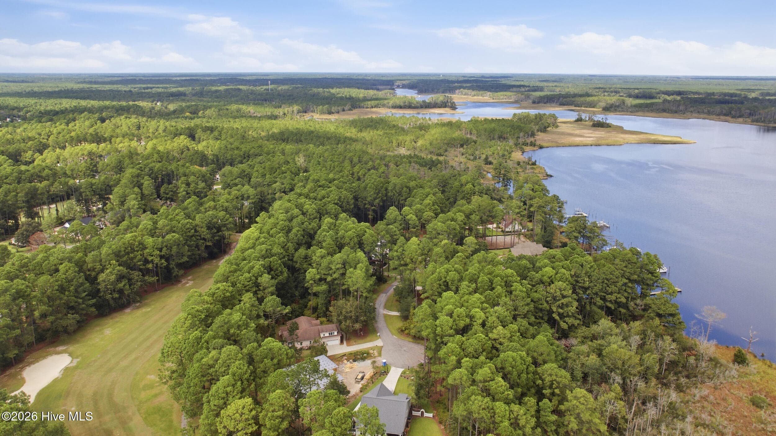 Aerial View - 920 Crooked Creek Drive, New Bern, NC 28560