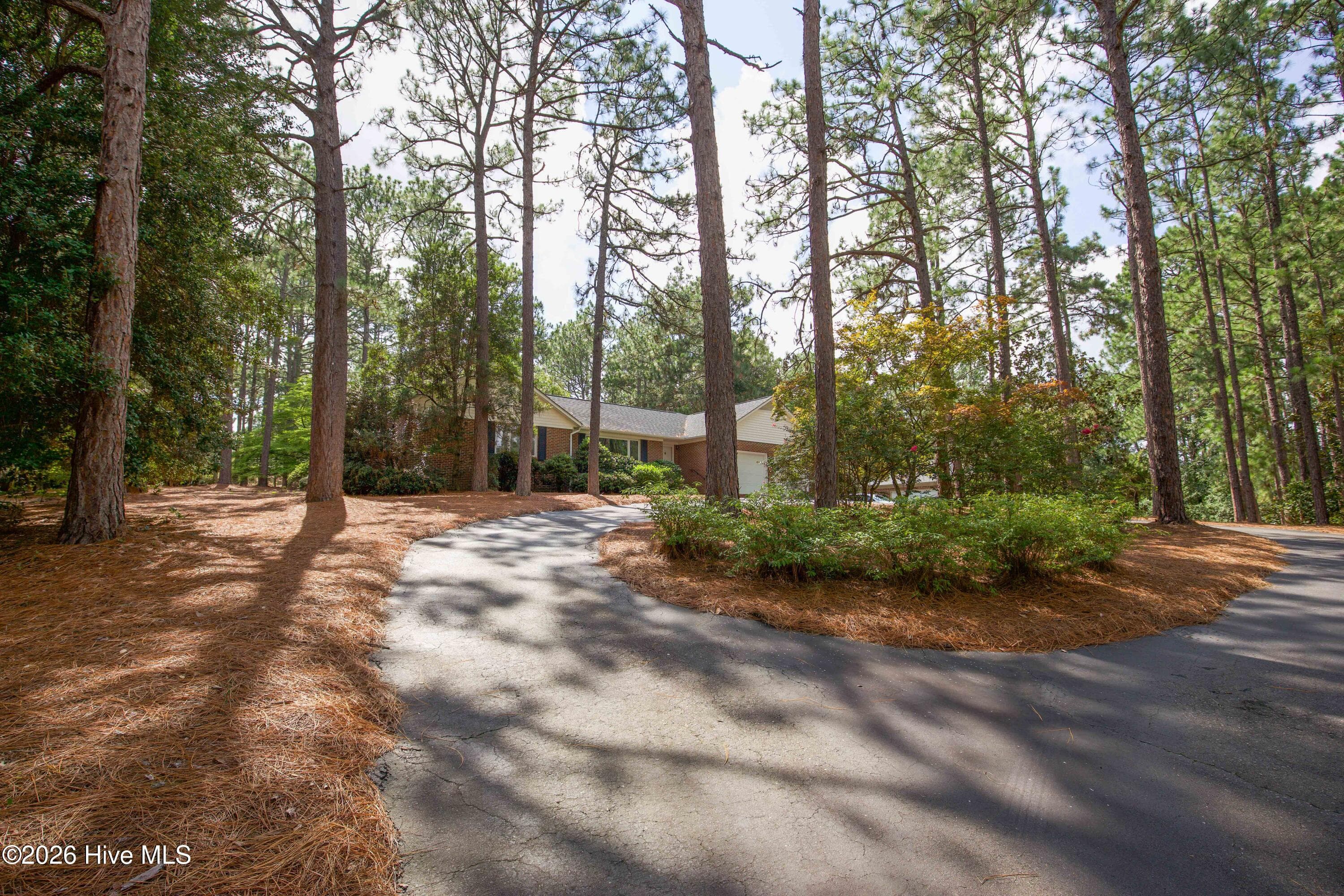 Wrap around Driveway - 48 Martin Drive, Whispering Pines, NC 28327, Whispering Pines