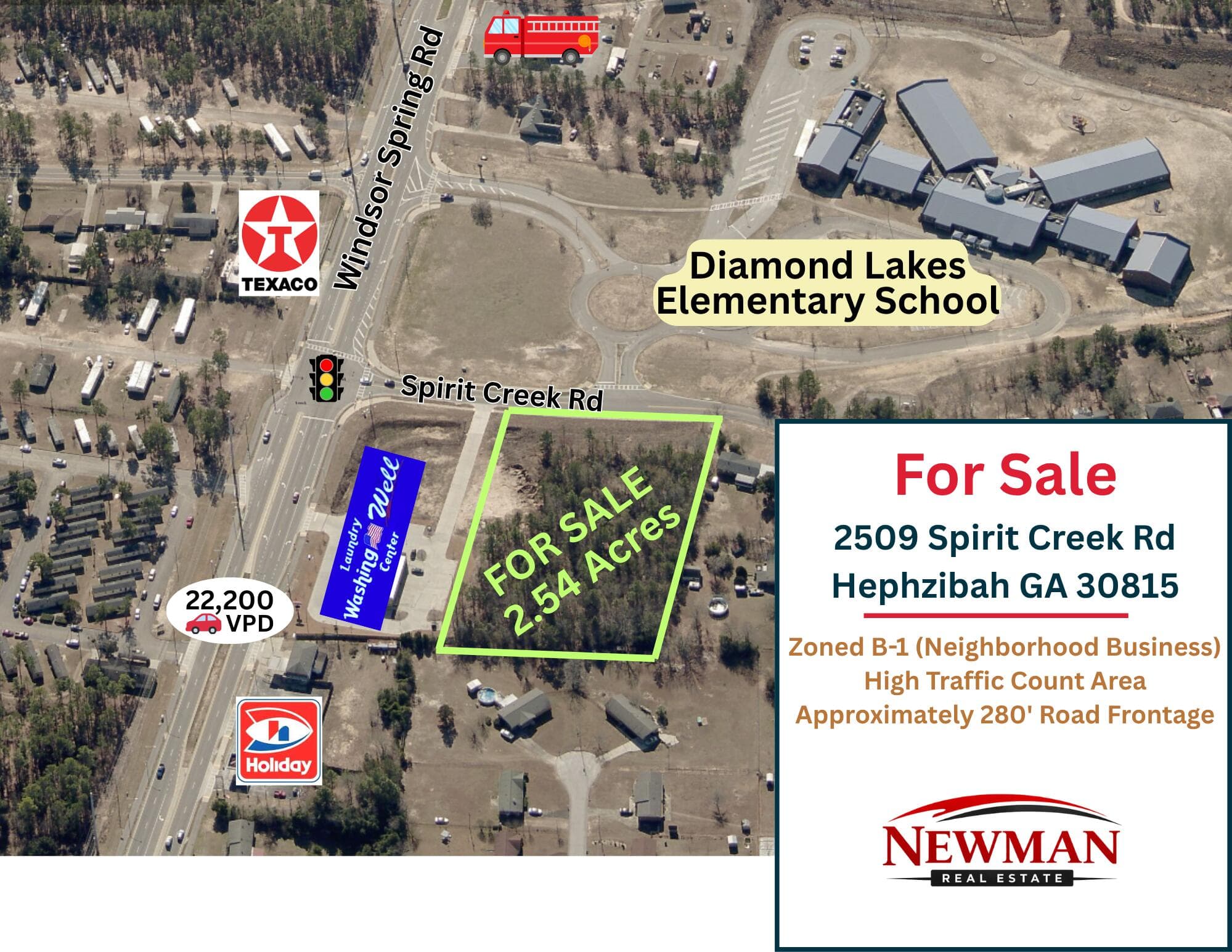 Undeveloped at 2509 Spirit Creek Road, Hephzibah, GA 30815, photo 2 of 7