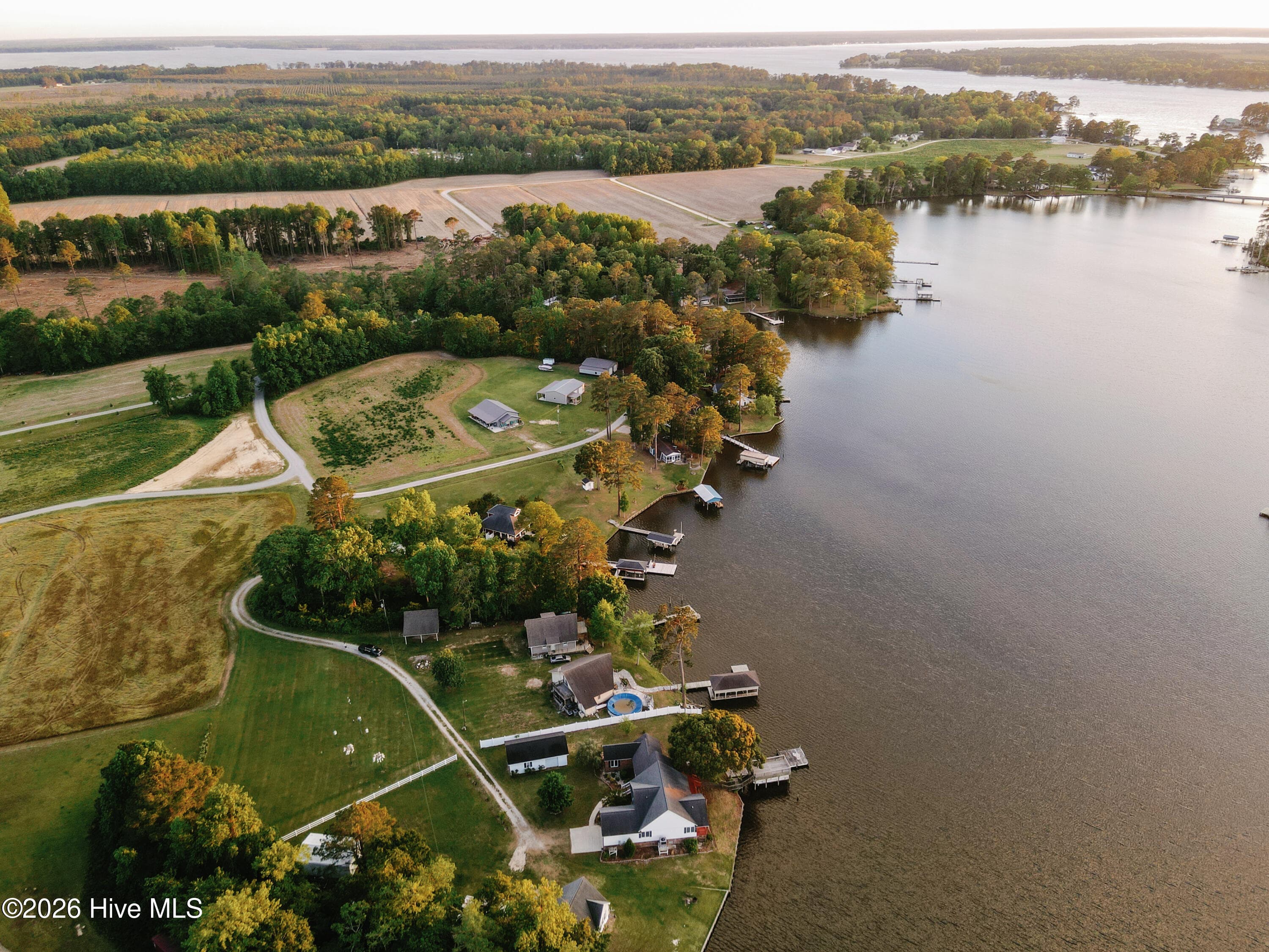 Looking towards the Pamlico River - 674 Brooks Road, Bath, NC 27808