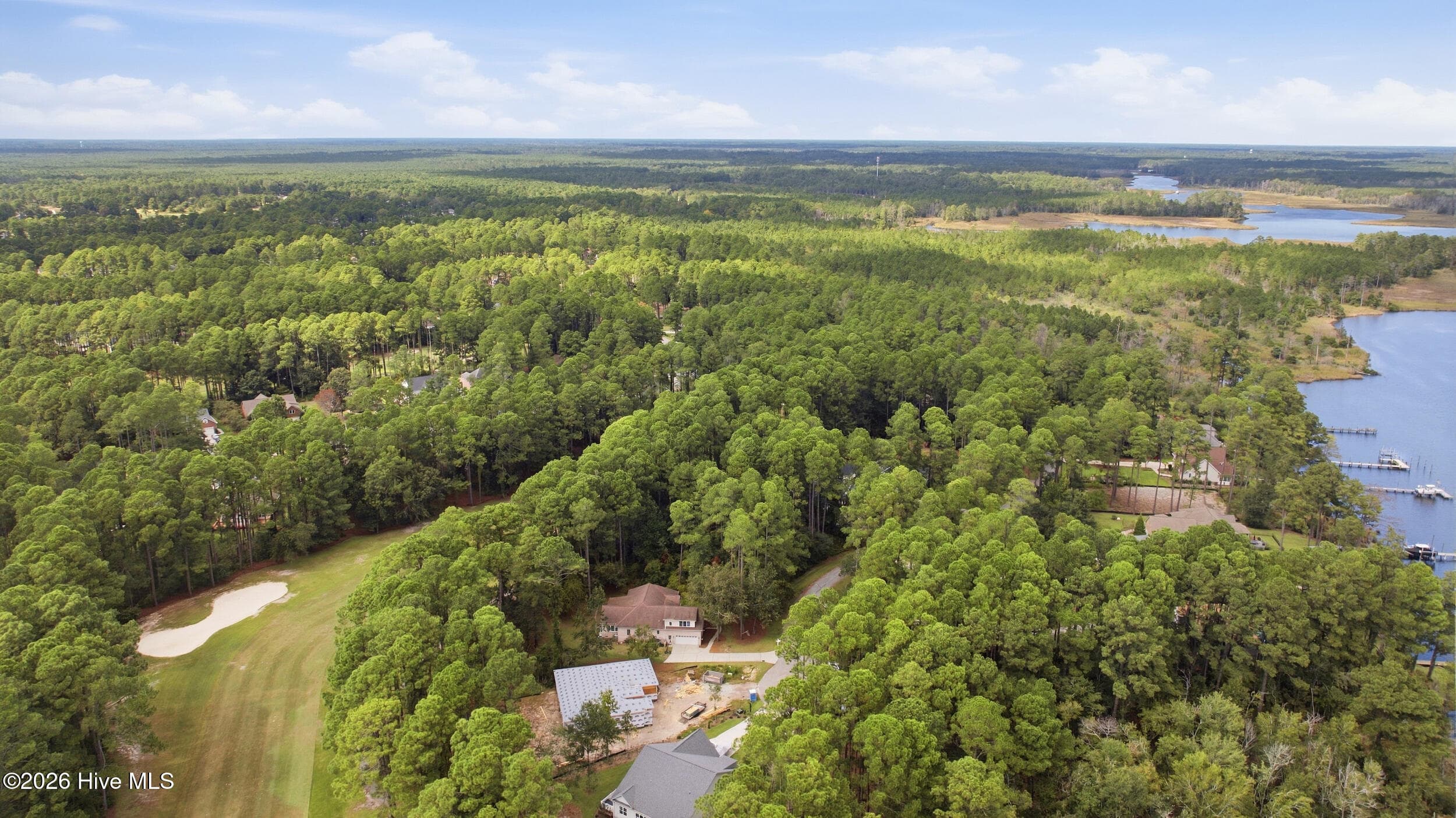Aerial View - 920 Crooked Creek Drive, New Bern, NC 28560