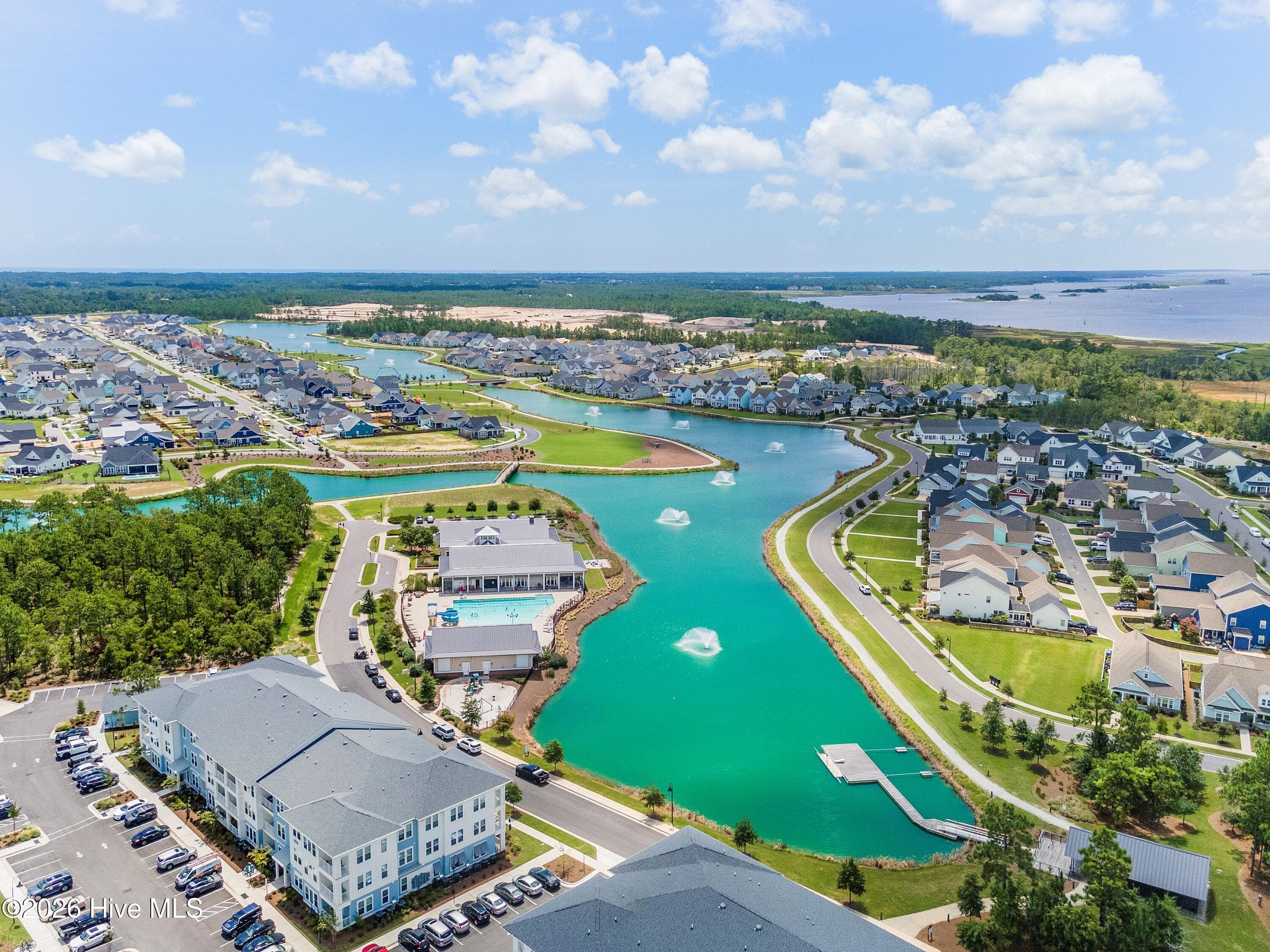38 Acre lake with lake trail - 1331 Trisail Terrace, Wilmington, NC 28412