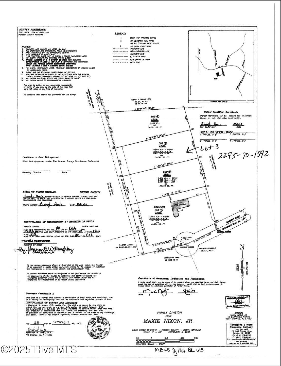 Residential Lot at 3 Larkins Road, Rocky Point, NC 28457, photo 7 of 7