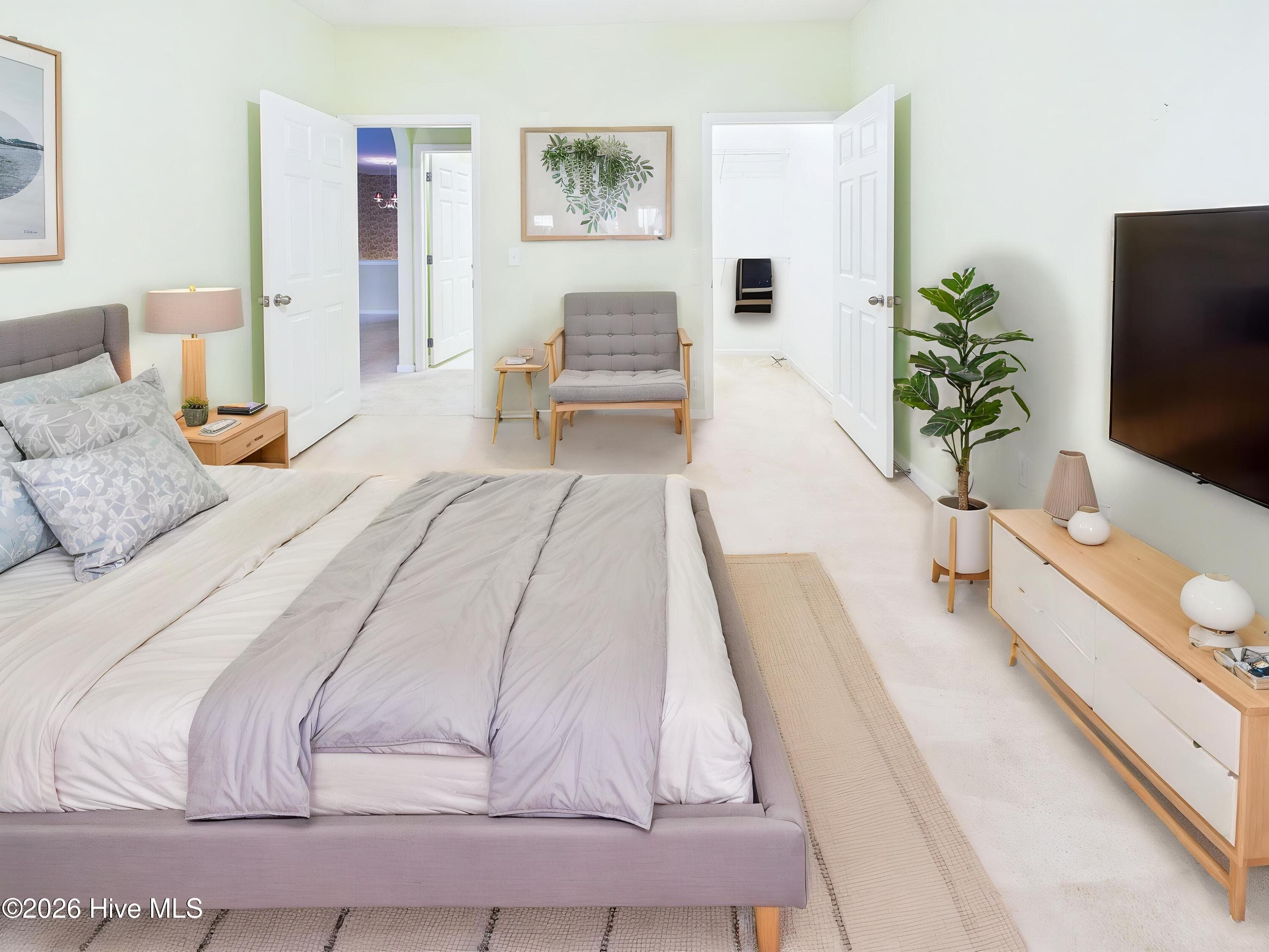 Virtually staged - second bedroom - 3909 Botsford Court Unit 103, Wilmington, NC 28412