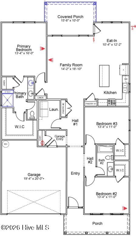 Single Family Residence at 709 Mallory Drive, Sneads Ferry, NC 28460, photo 2 of 2