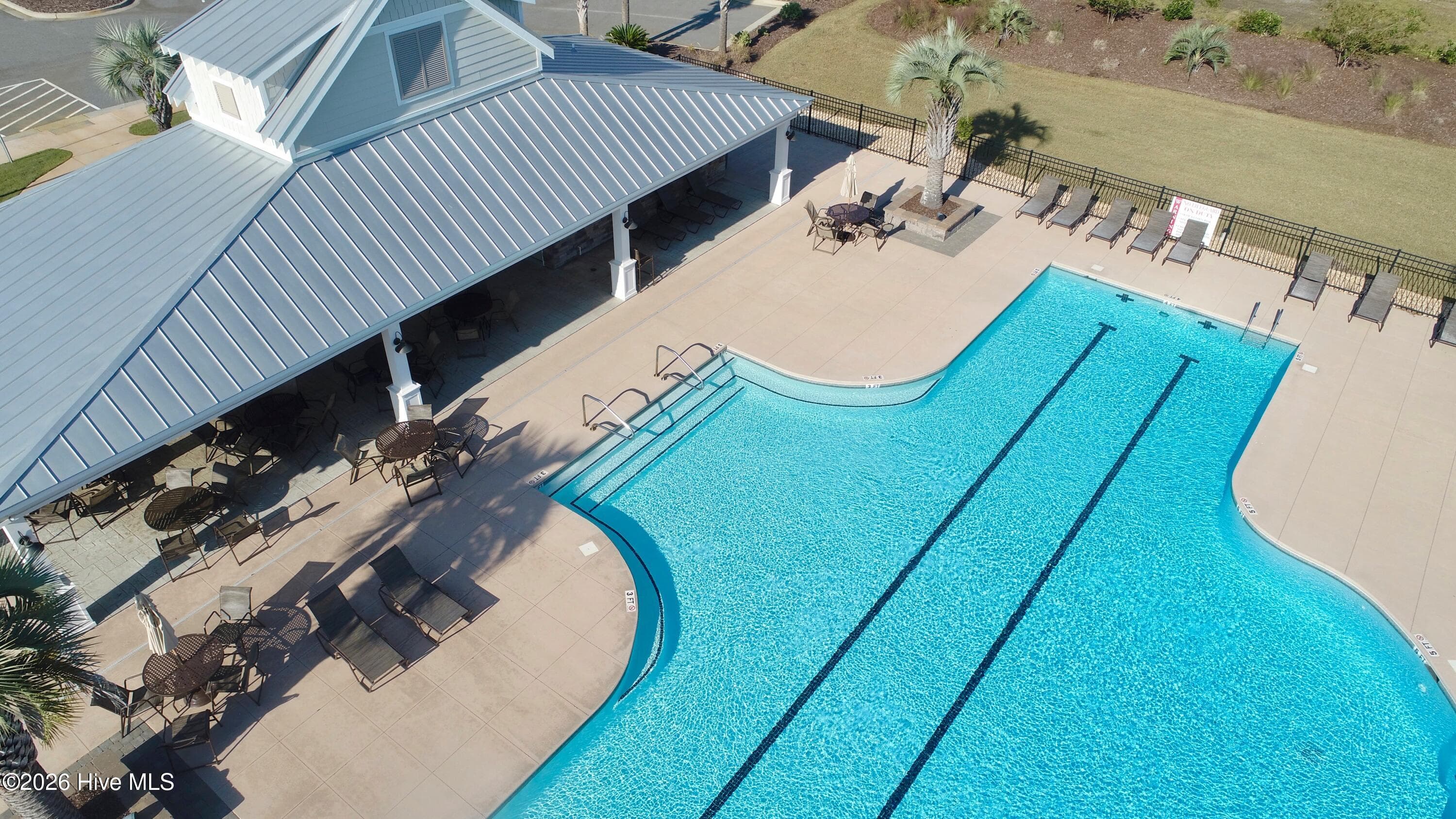 Community pool. - 6358 Bryson Drive SW, Ocean Isle Beach, NC 28469