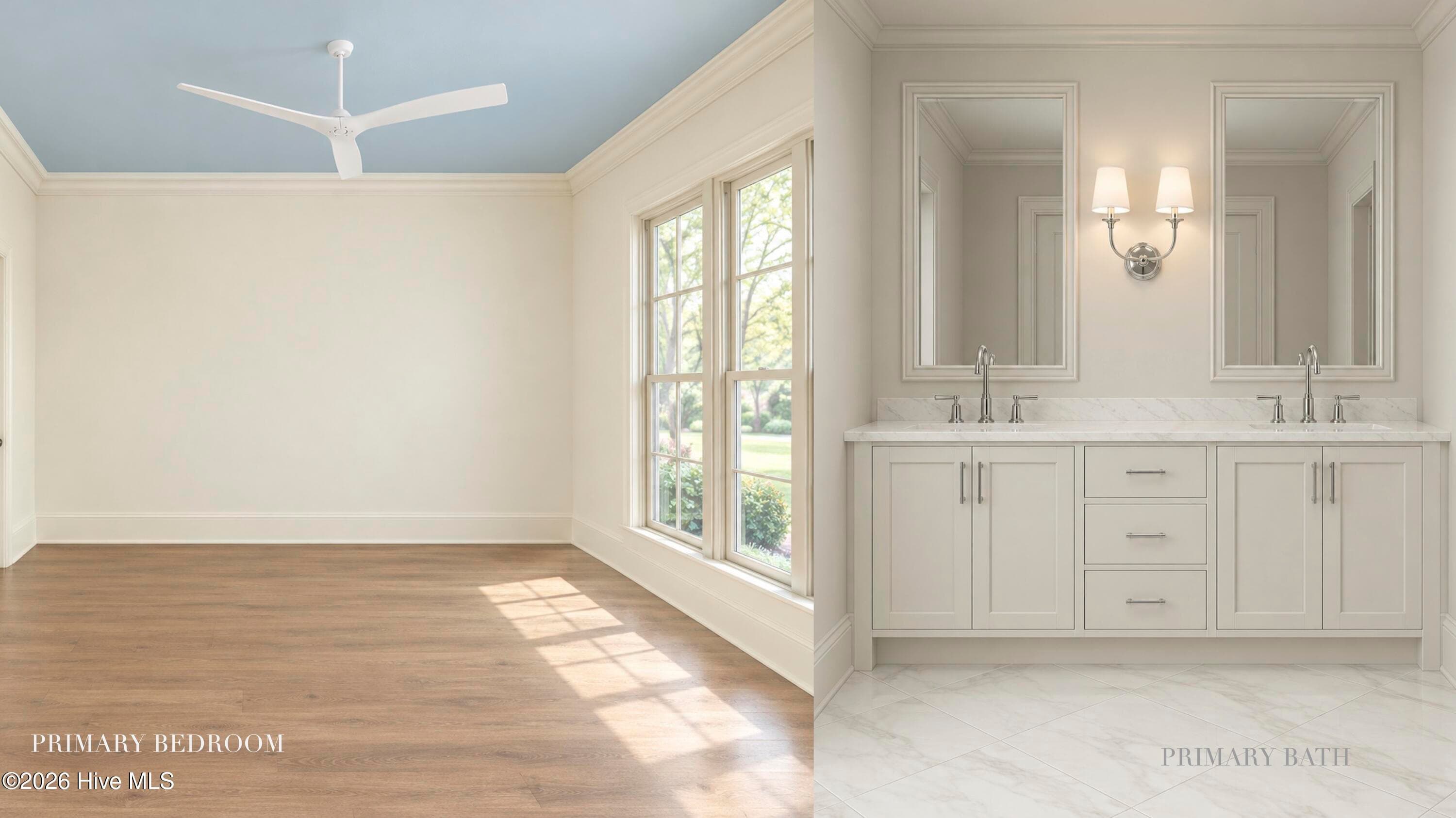 All pictures are for examples of styles only. Colors will show differently. The Builder reserves the right to make a change to any selection at any given time - 58 Delphi Trace, Hampstead, NC 28443