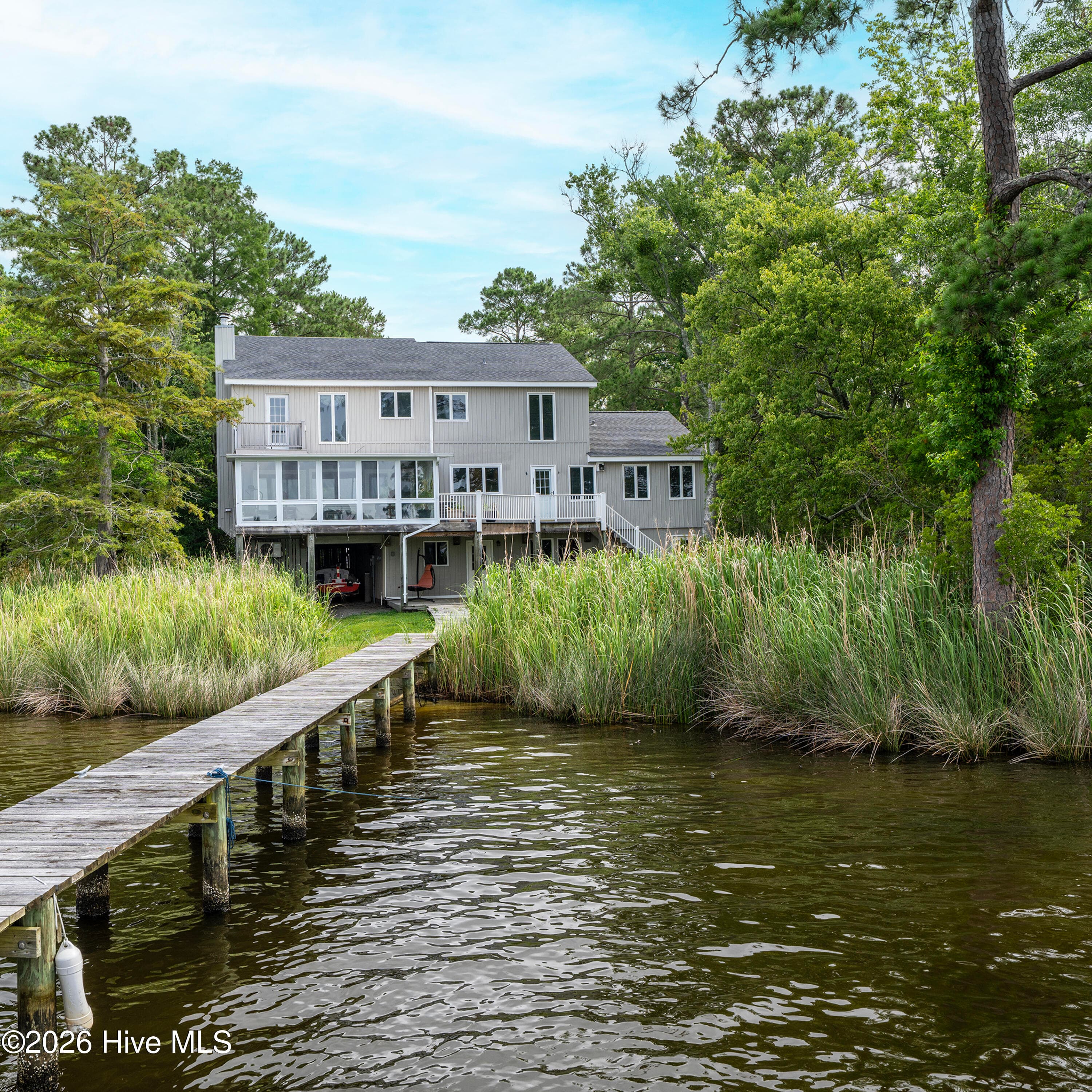 Back of Home on Northwest Creek - 5616 Gondolier Drive, New Bern, NC 28560