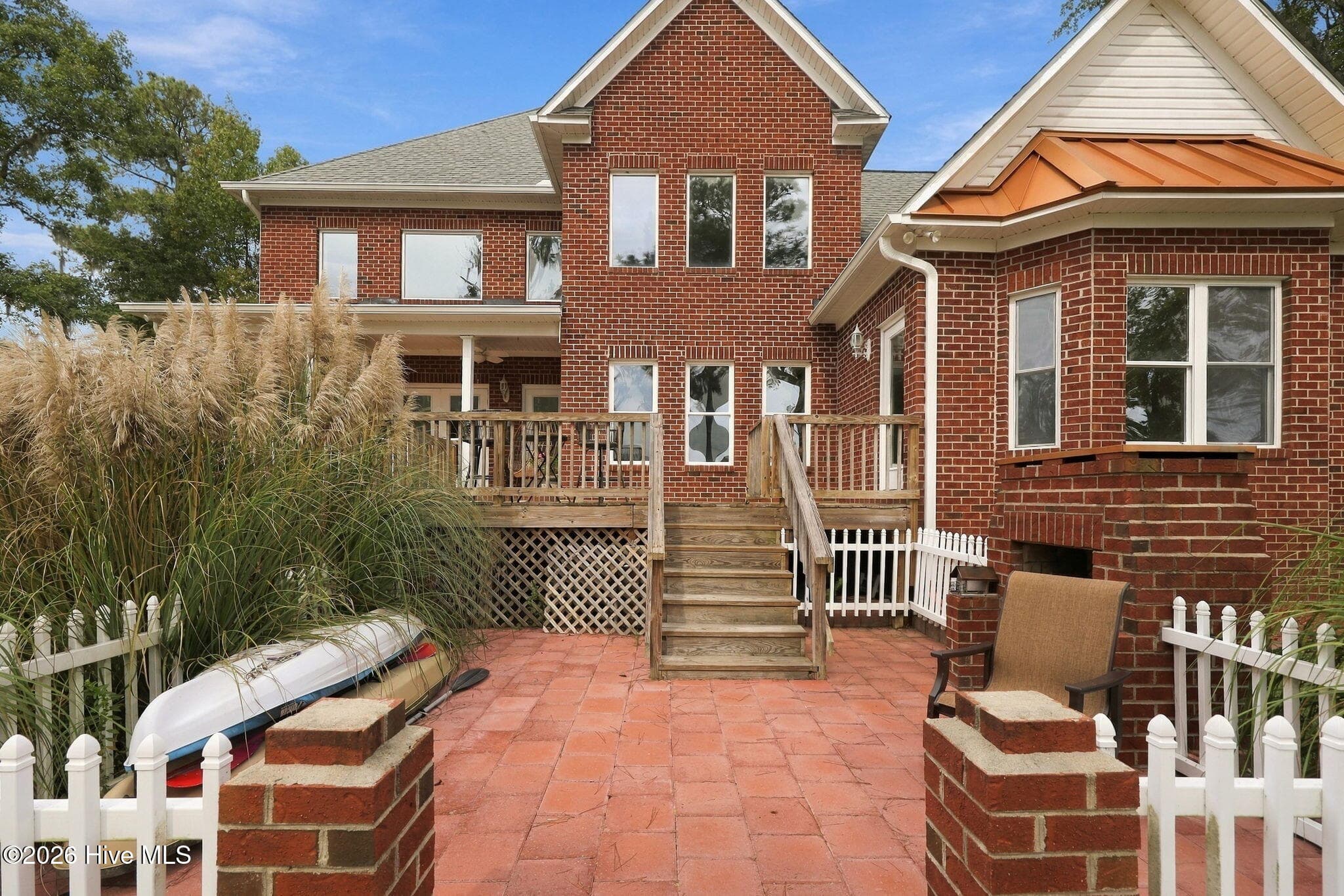 Back - Patio - 516 Long Point Road, Chocowinity, NC 27817