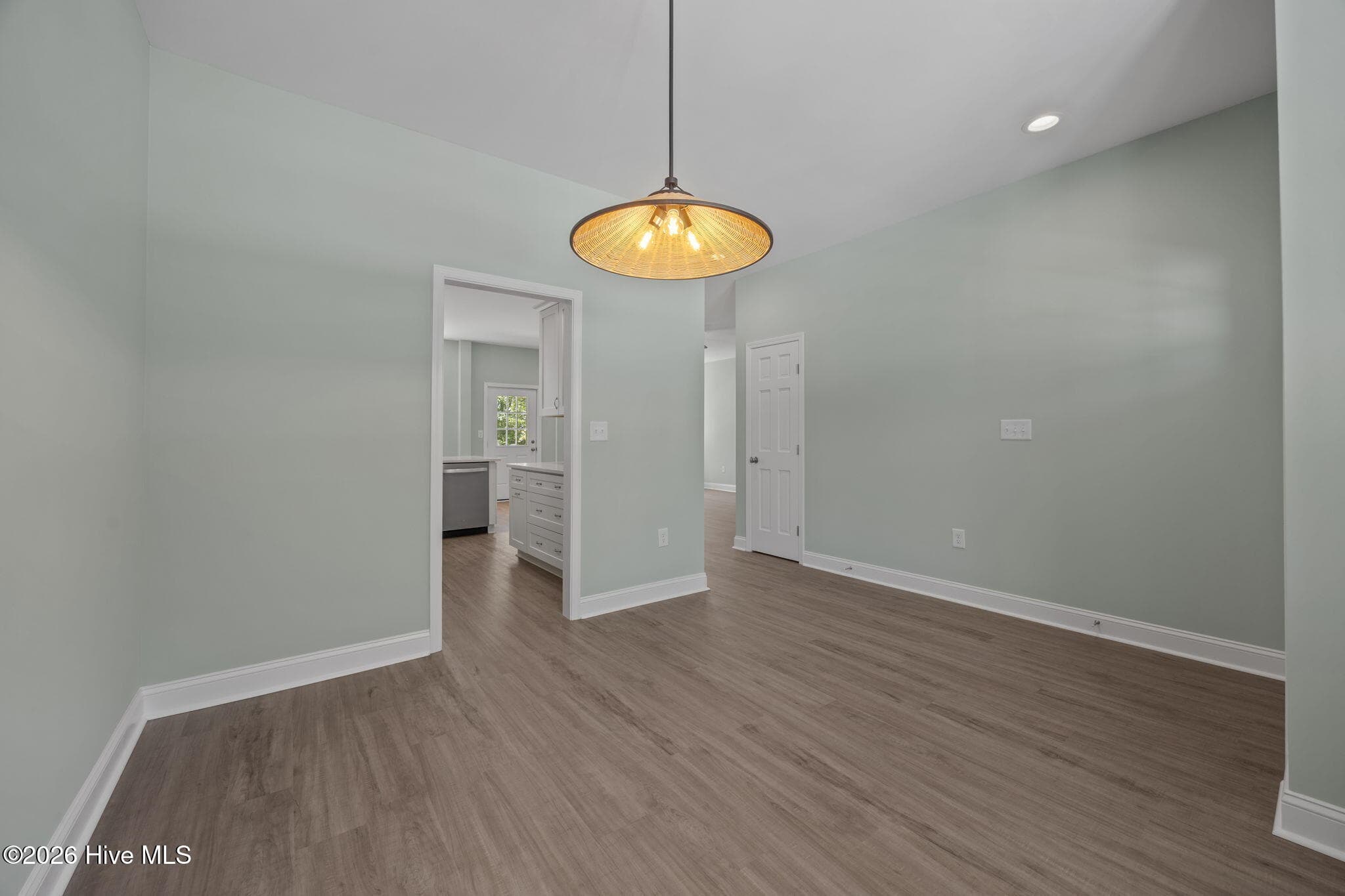 Dining room opens to kitchen - 7407 Archers Creek Court, Emerald Isle, NC 28594, Emerald Isle