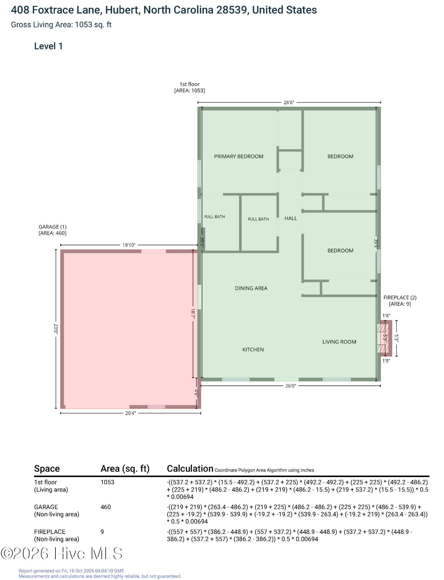Single Family Residence at 408 Foxtrace Lane, Hubert, NC 28539, photo 35 of 35