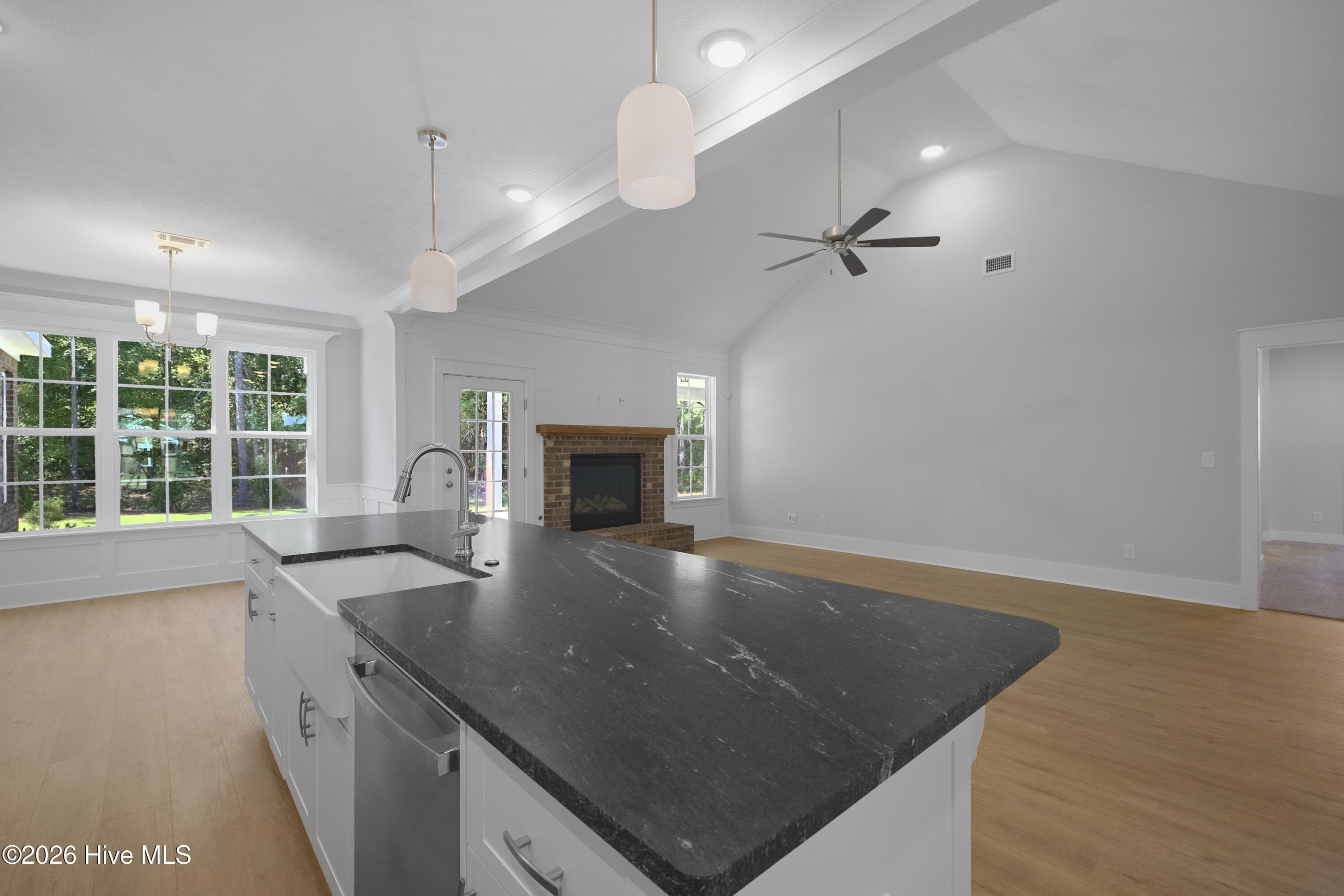 Gorgeous leathered finish granite countertops - 458 Longshadow Drive, Aiken, SC 29803