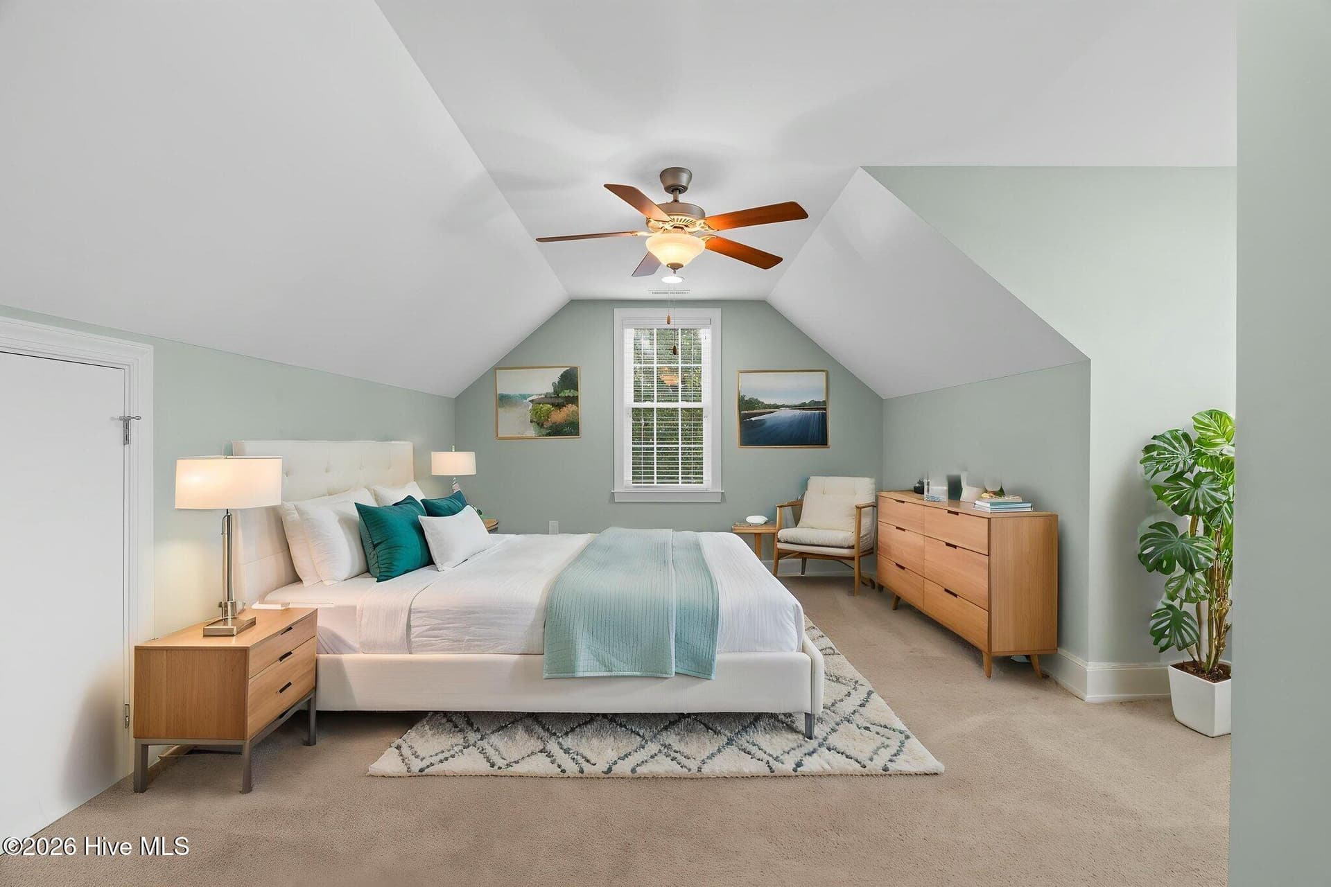 Bedroom 4 with AI Generated Furniture - 461 Springwood Drive SE, Bolivia, NC 28422