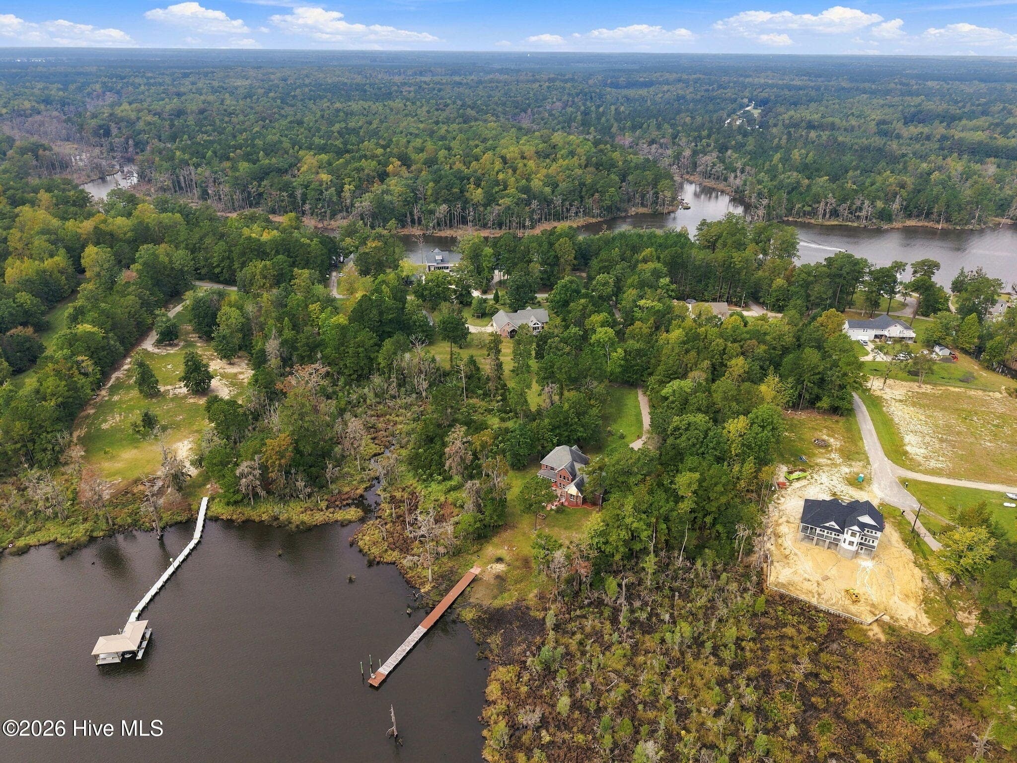 Aerial View - 516 Long Point Road, Chocowinity, NC 27817