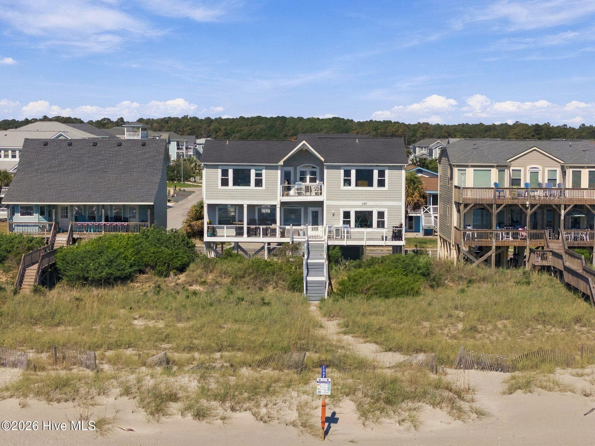 Back - 134 Ocean Boulevard E, Holden Beach, NC 28462, Holden Beach