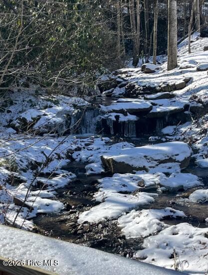 Creek at entrance of neighborhood - 193 Driftwood Loop, Maggie Valley, NC 28751