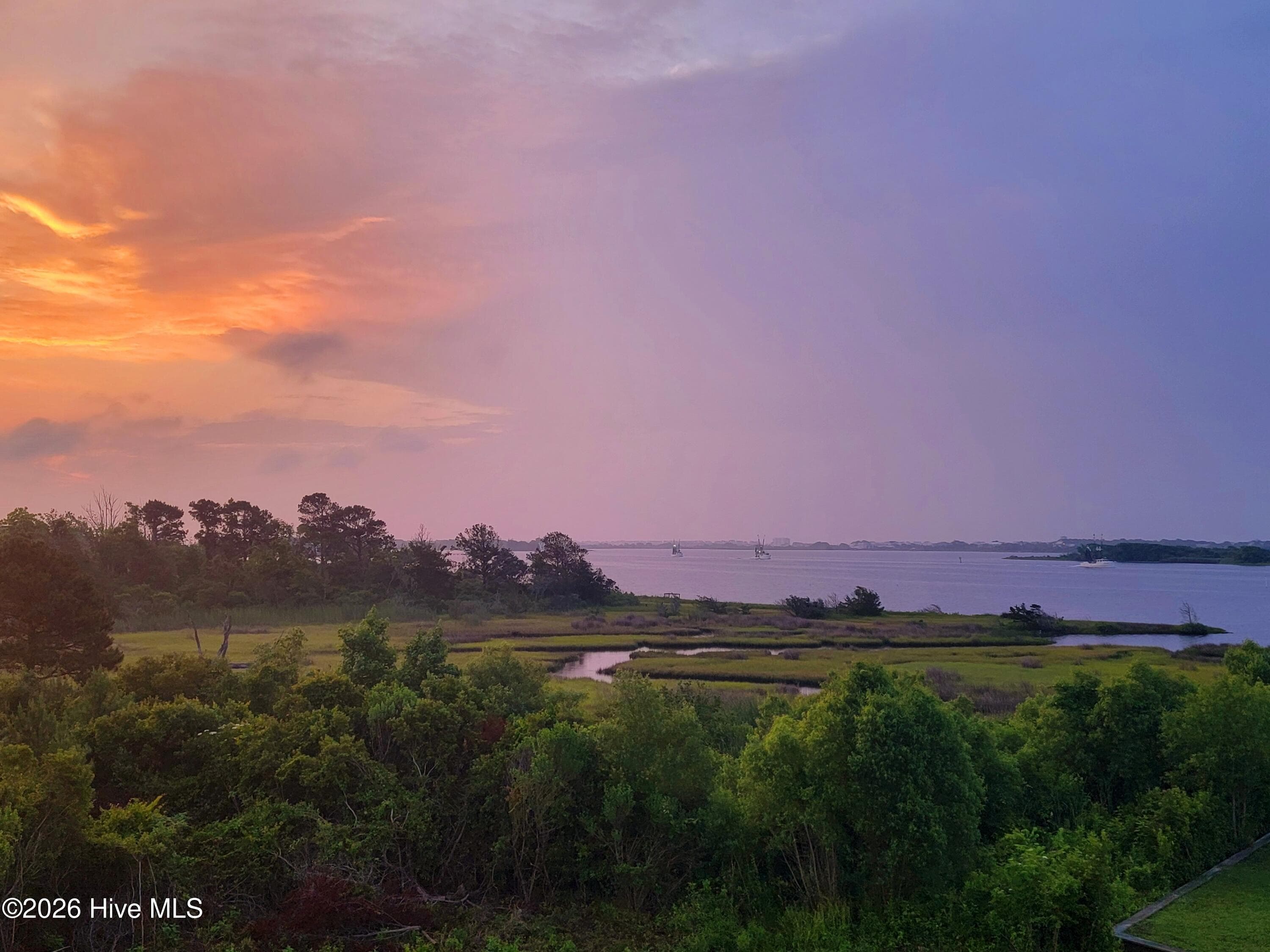Shrimp boats returning at dawn - 401 Caspian Court, Holly Ridge, NC 28445