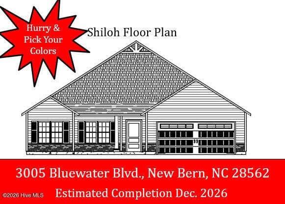 Single Family Residence at 3005 Bluewater Boulevard, New Bern, NC 28562, photo 3 of 18