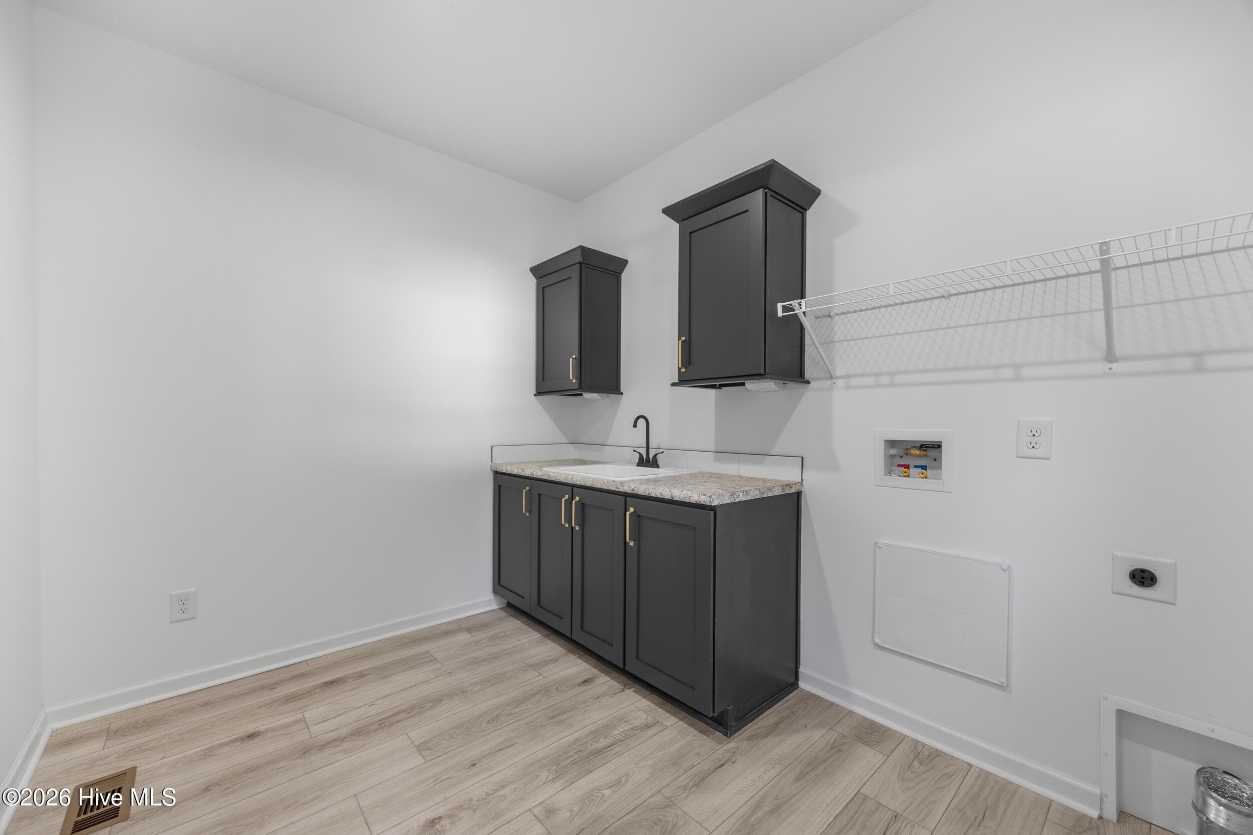 Washer Dryer hookups and even a space for a full size extra freezer if you need it - 771 Factory Road, Hampstead, NC 28443