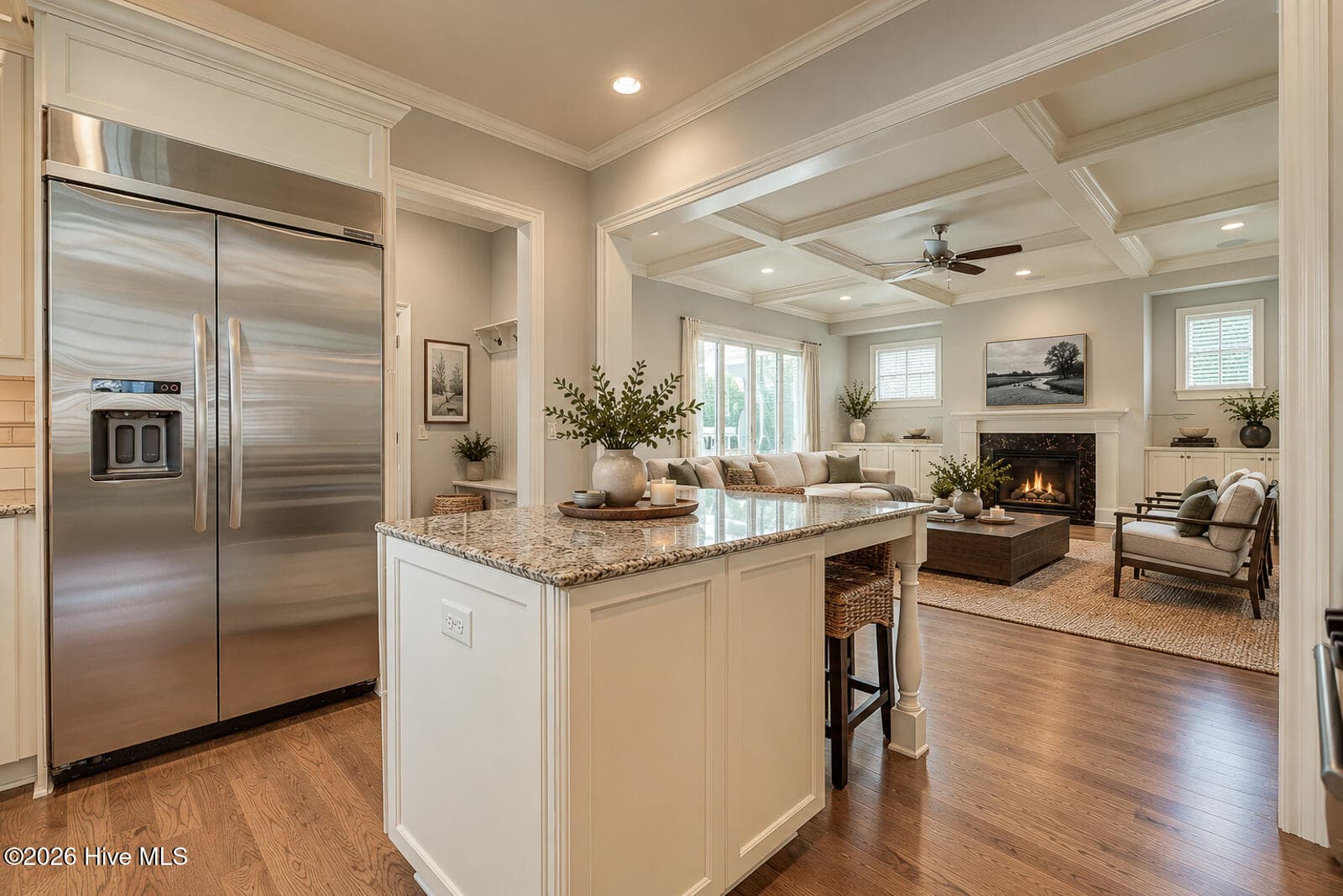 Open Kitchen & Great Room (virtually staged) - 5206 Old Garden Road, Wilmington, NC 28403