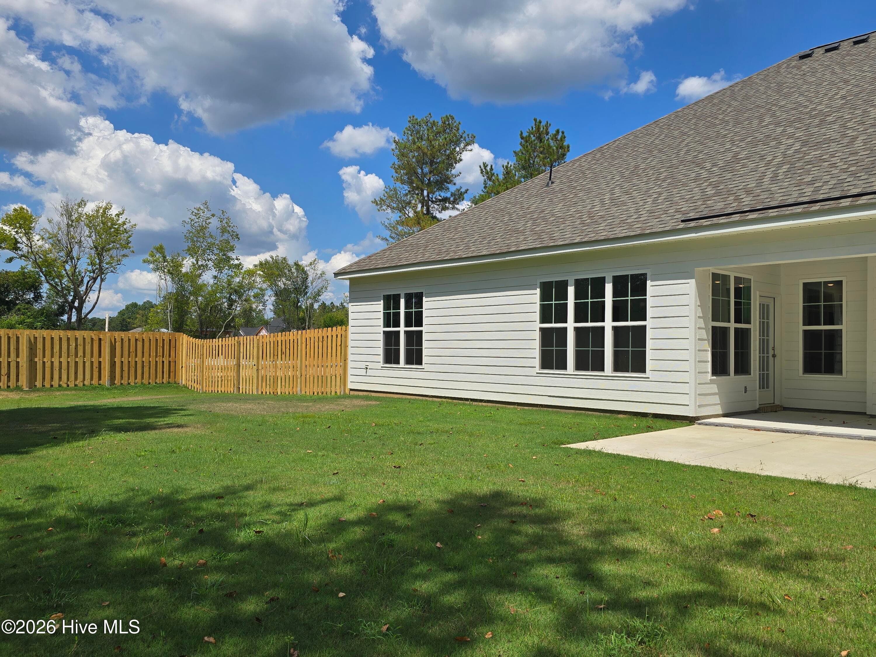 Covered back porch and open patio space - 1777 Bellingham Drive, Beech Island, SC 29842