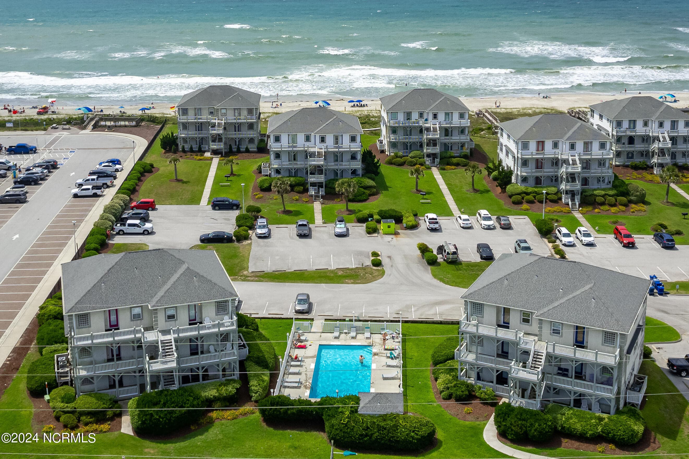 Community amenities such as pools and tennis courts at Pier Pointe - 2905 Pointe West Drive B1 Pier Pointe, Emerald Isle, NC 28594