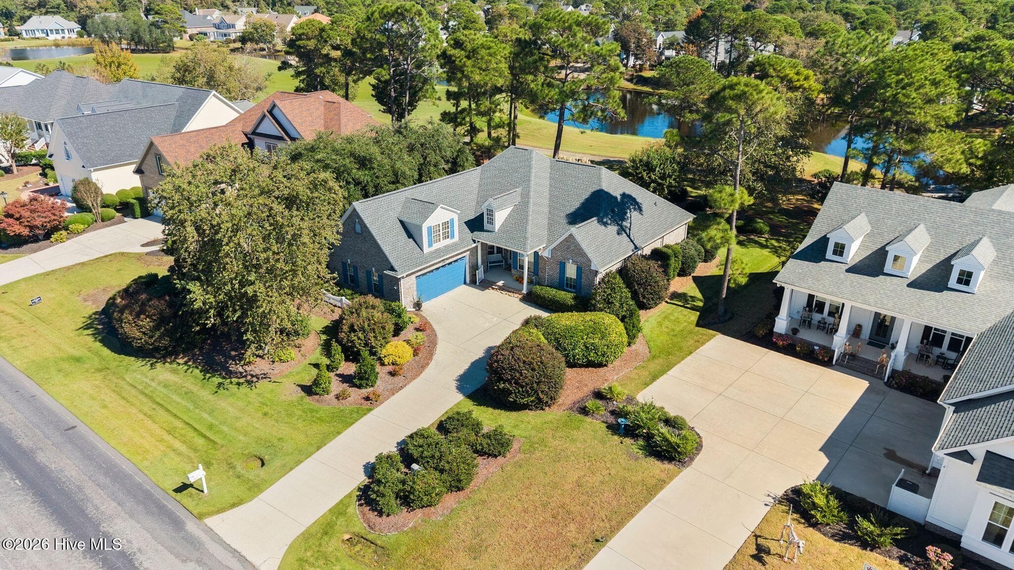 AERIAL OVERVIEW - 2807 Inverness Circle SE, Southport, NC 28461