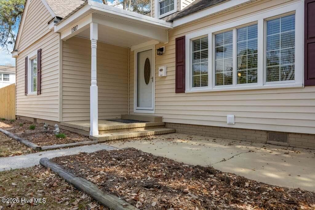 FROM DRIVEWAY AREA - 1307 N Respess Street, Washington, NC 27889