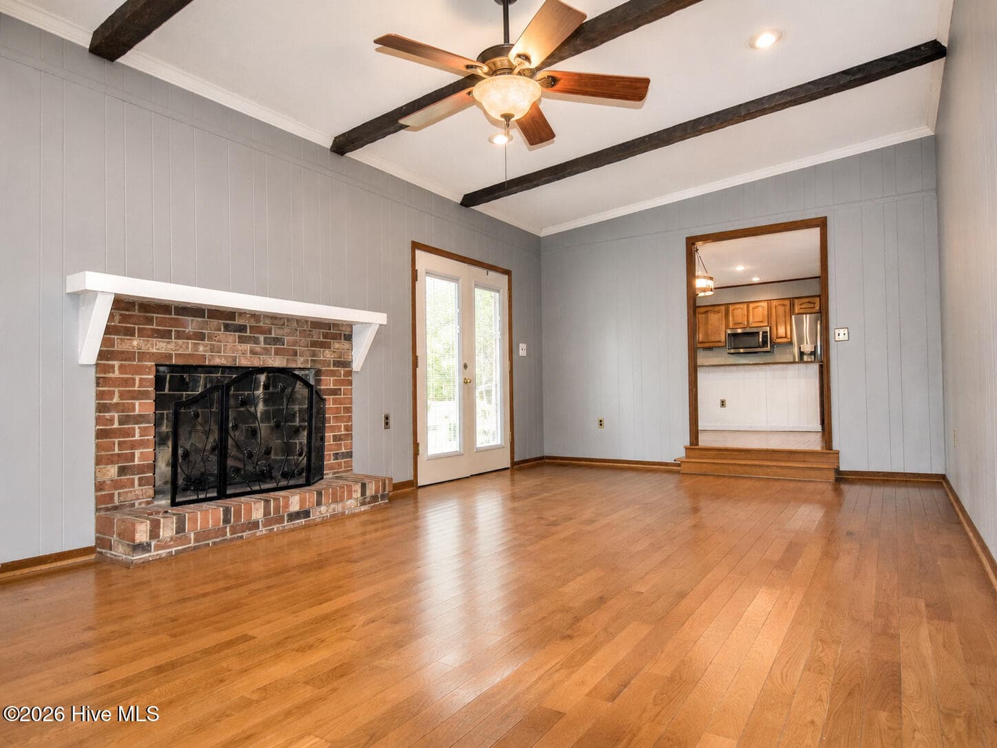 Family room with gas fireplace - 13 Farrington Way, North Augusta, SC 29860