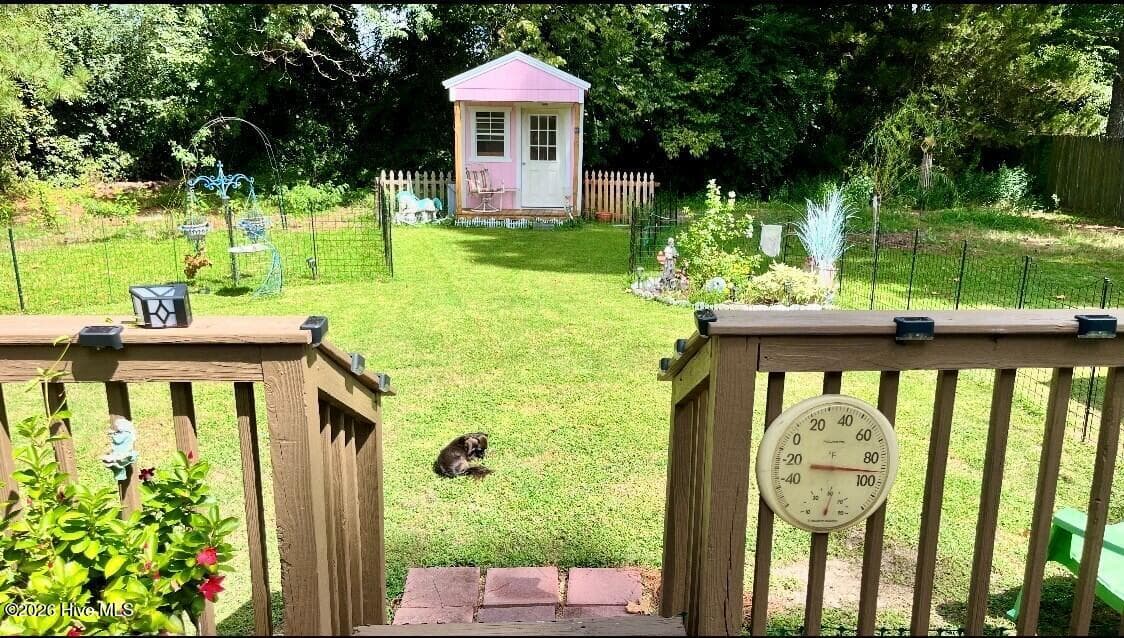Back Yard - 120 Ranch Drive, Elizabeth City, NC 27909