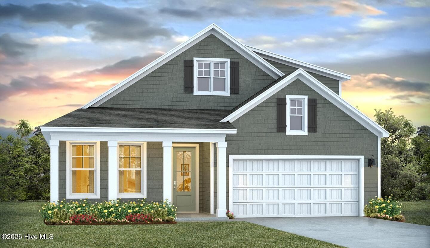 Rendering similar to another home. Features, colors and options may be different from those shown in representative photos. Call for detailed information. - 2012 Willowleaf Drive Lot 02, Leland, NC 28451