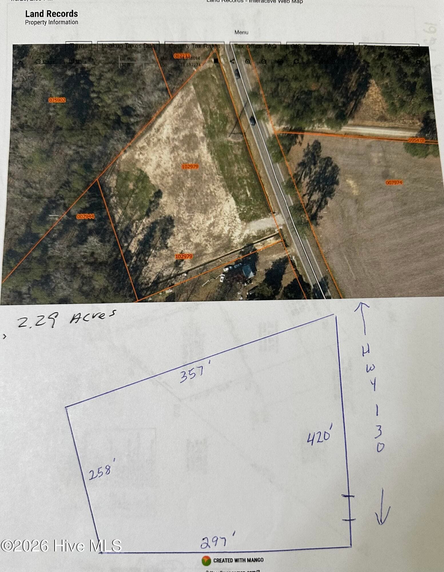 Residential Lot at 3678 New Britton Highway E, Whiteville, NC 28472, photo 2 of 8