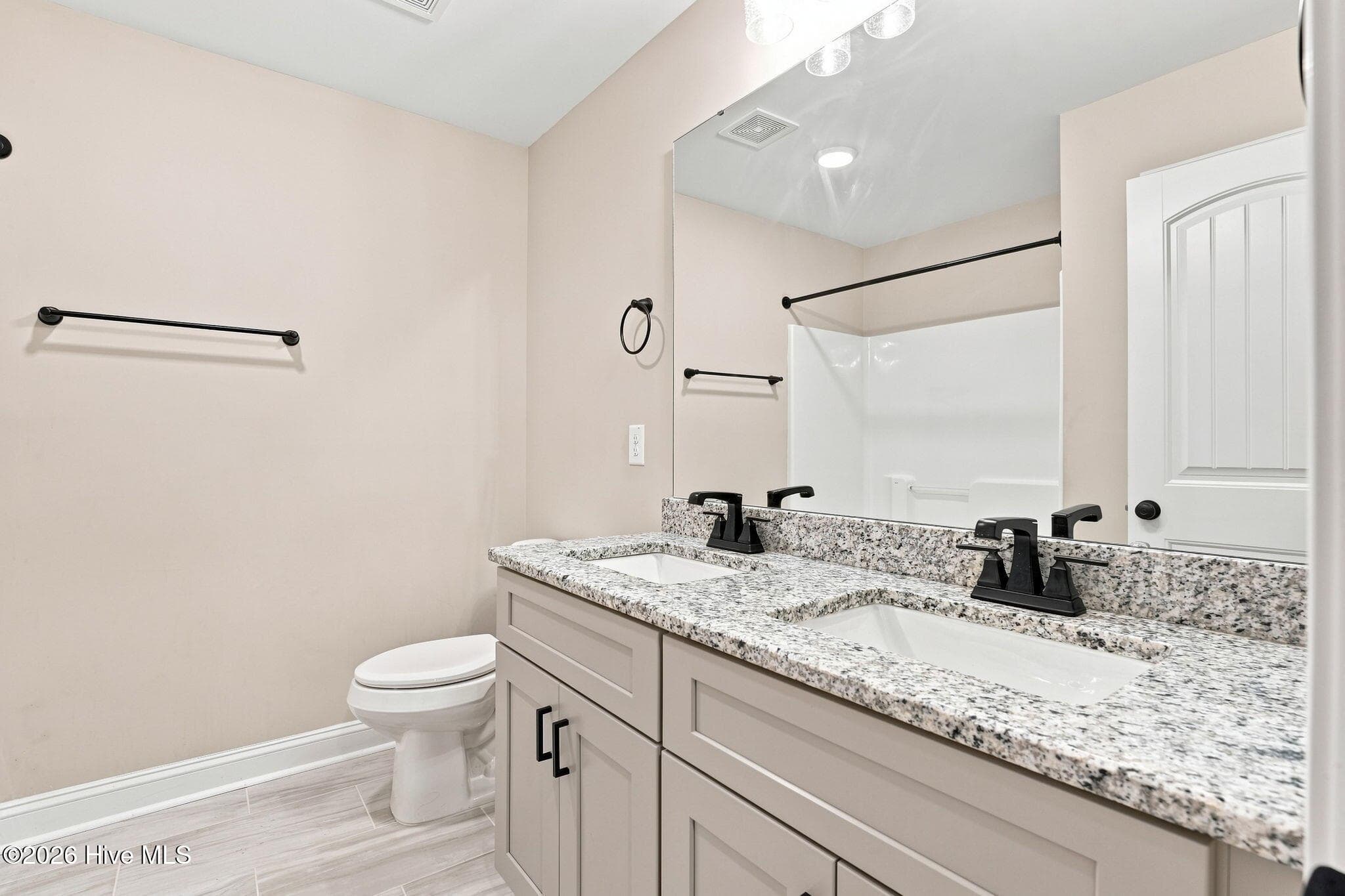 Bathroom upstairs - 16620 Titmouse Court, Wagram, NC 28396