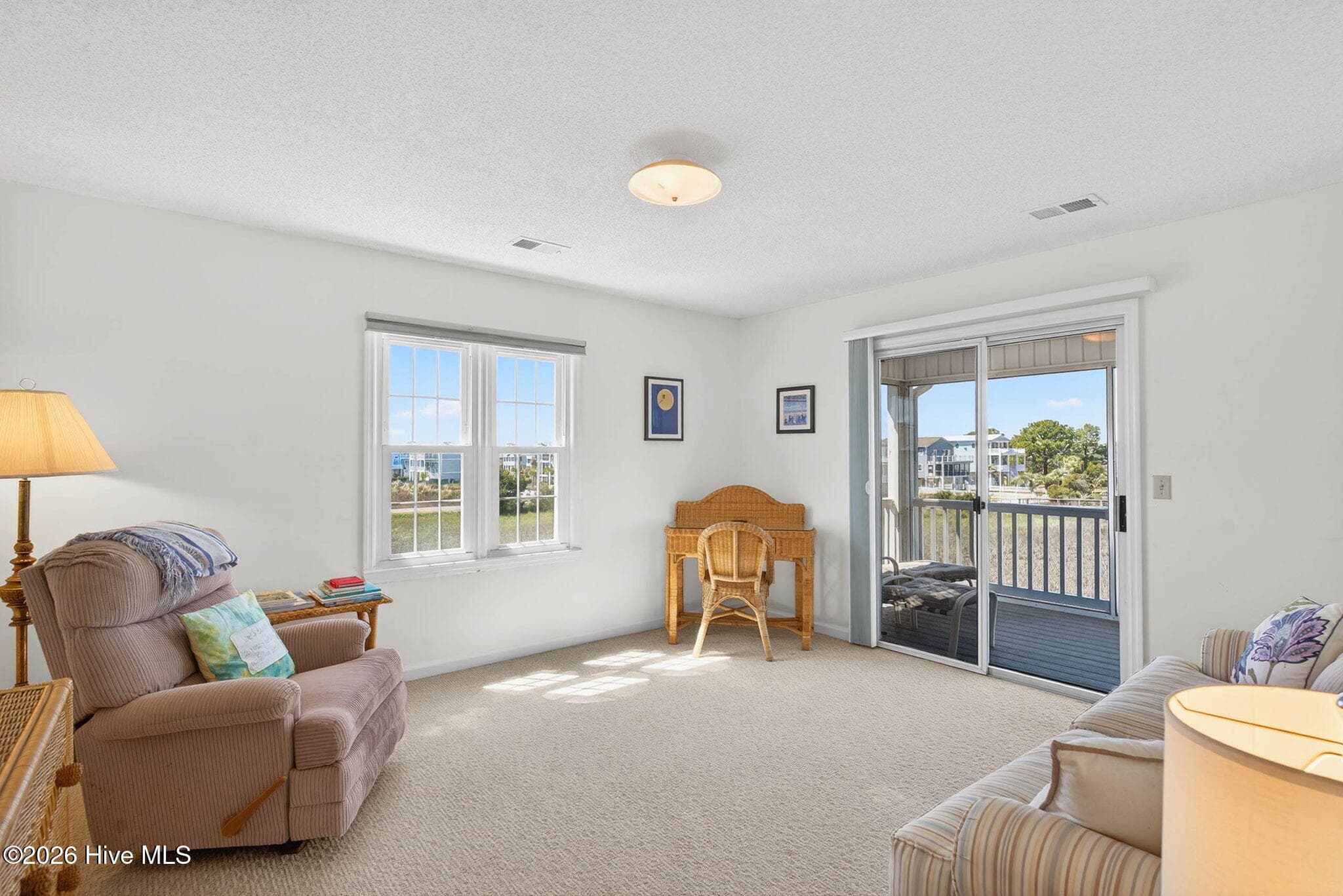 Large flex room perfect for additional sleeping, media space, or game room. - 1206 N Shore Drive W, Sunset Beach, NC 28468, Sunset Beach