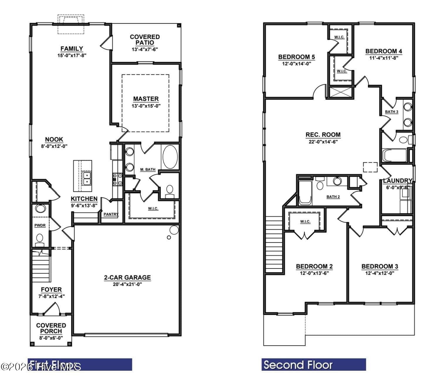 floorplan of home under construction - 806 Hidden Bridge Drive, Jacksonville, NC 28546
