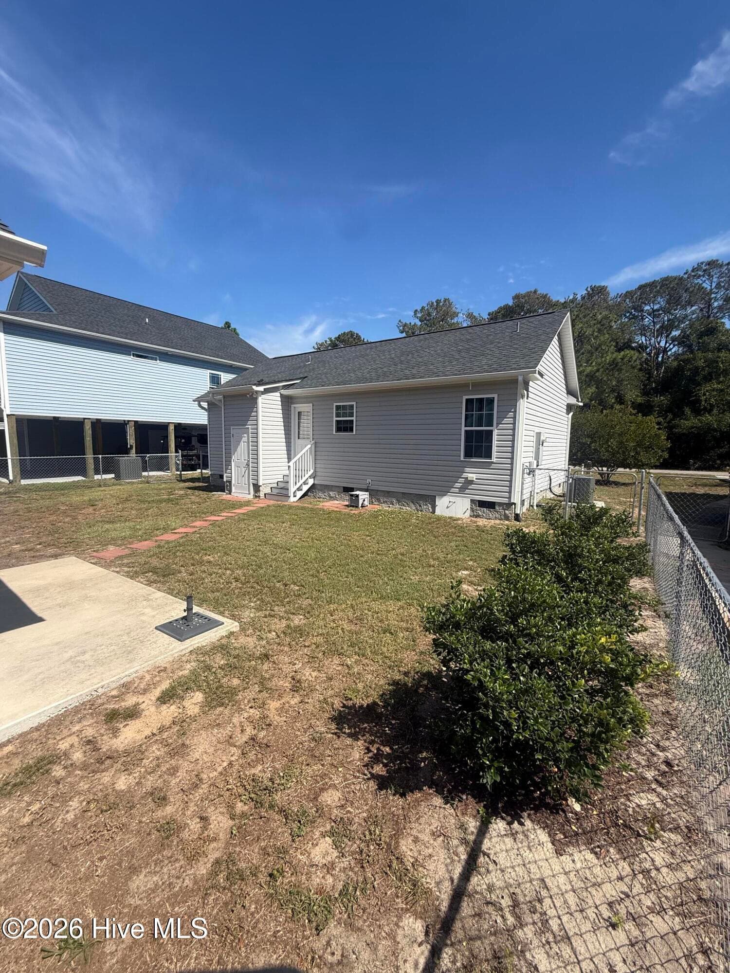 Fenced, Treed Yard (SW Corner) - 115 NW 17th Street, Oak Island, NC 28465