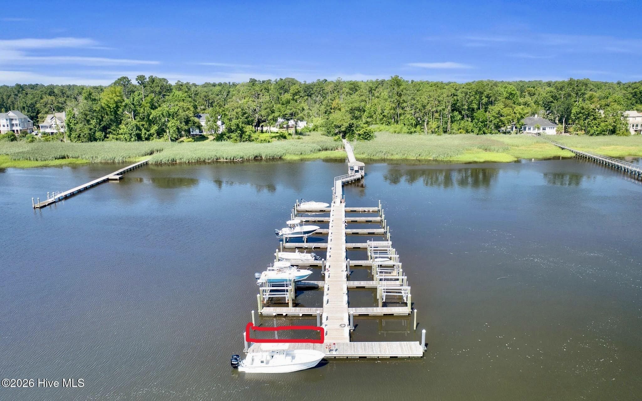 Slip 16 outlined - 10213 Mariners Cove Court, Leland, NC 28451, Leland