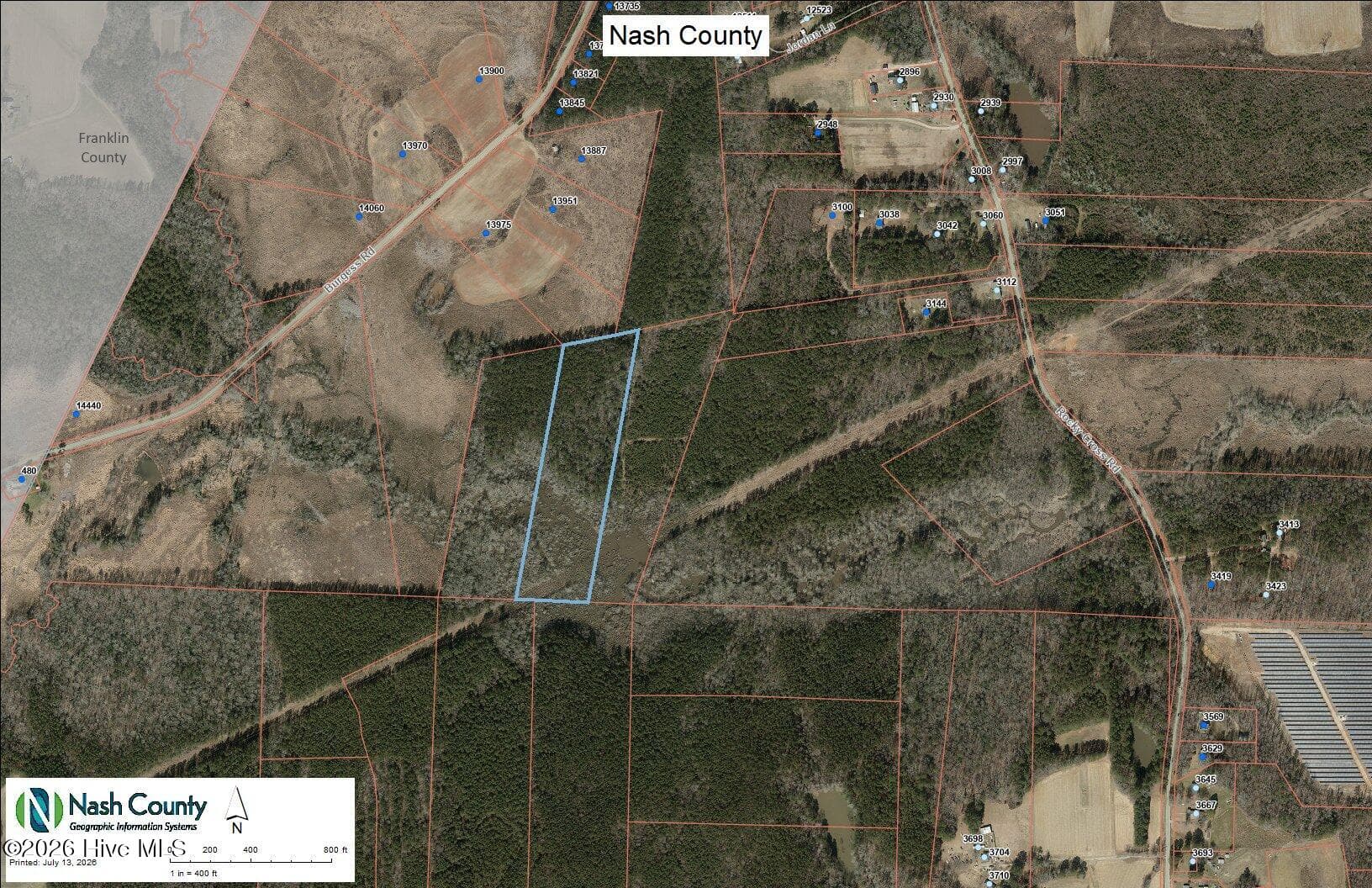 Wooded at Lot 4 Rocky Cross Road, Middlesex, NC 27557, photo 3 of 3
