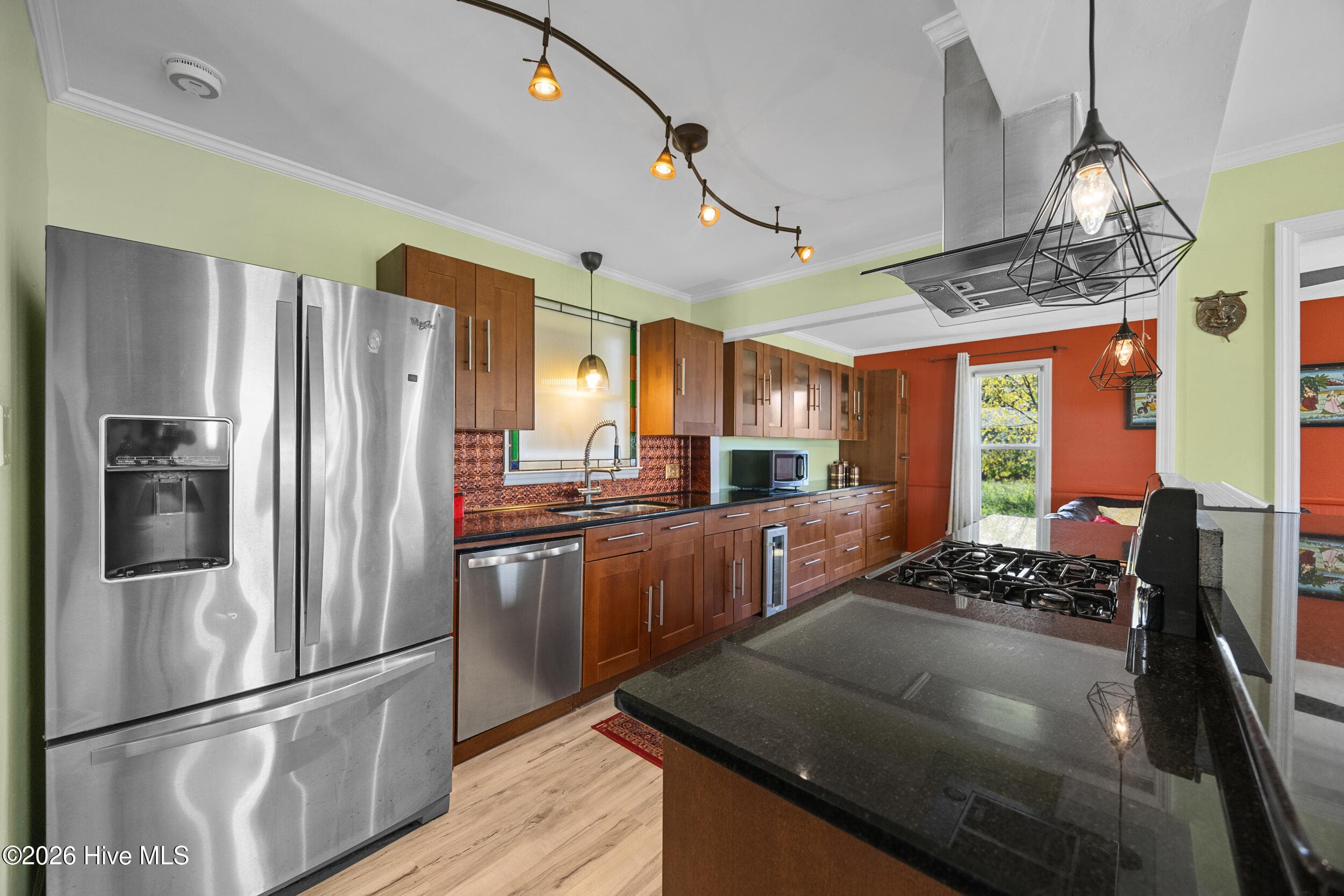 Kitchen w/ Island & Ample Counter Space - 5802 E Yacht Drive, Oak Island, NC 28465