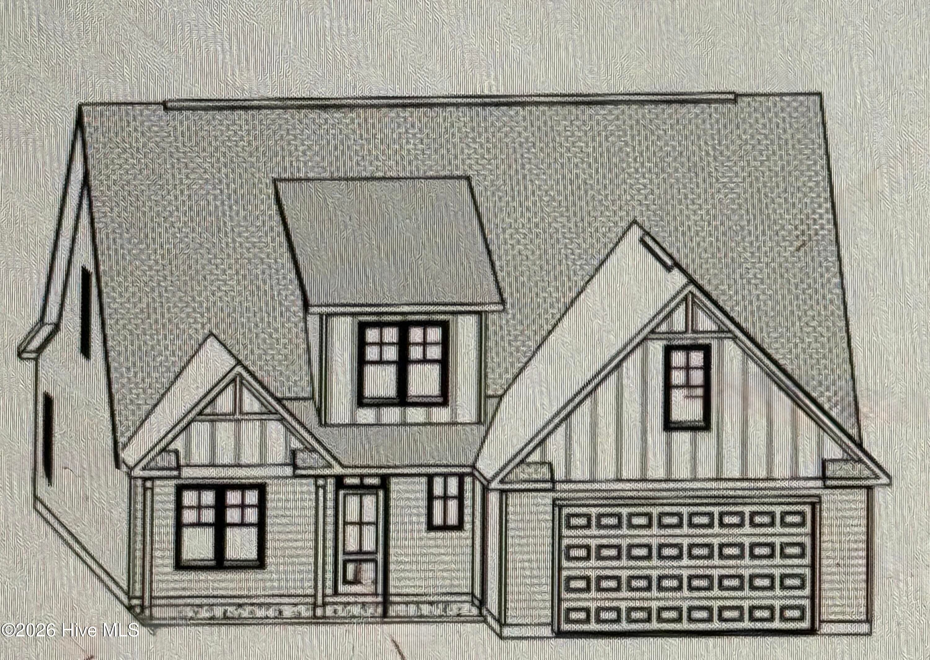 Drawing of Kenwood plan - 215 Whispering Ridge, West End, NC 27376