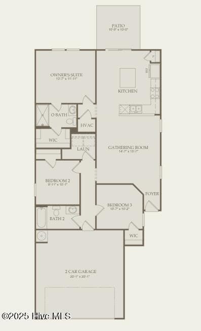 Goldcrest Floorplan - 524 Coronado Avenue SE, Leland, NC 28451