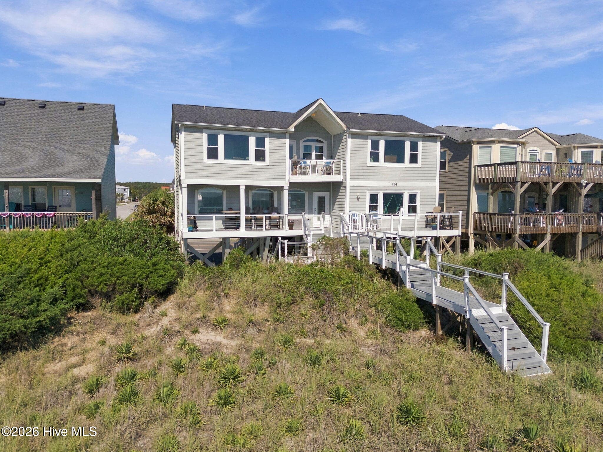 Back - 134 Ocean Boulevard E, Holden Beach, NC 28462, Holden Beach
