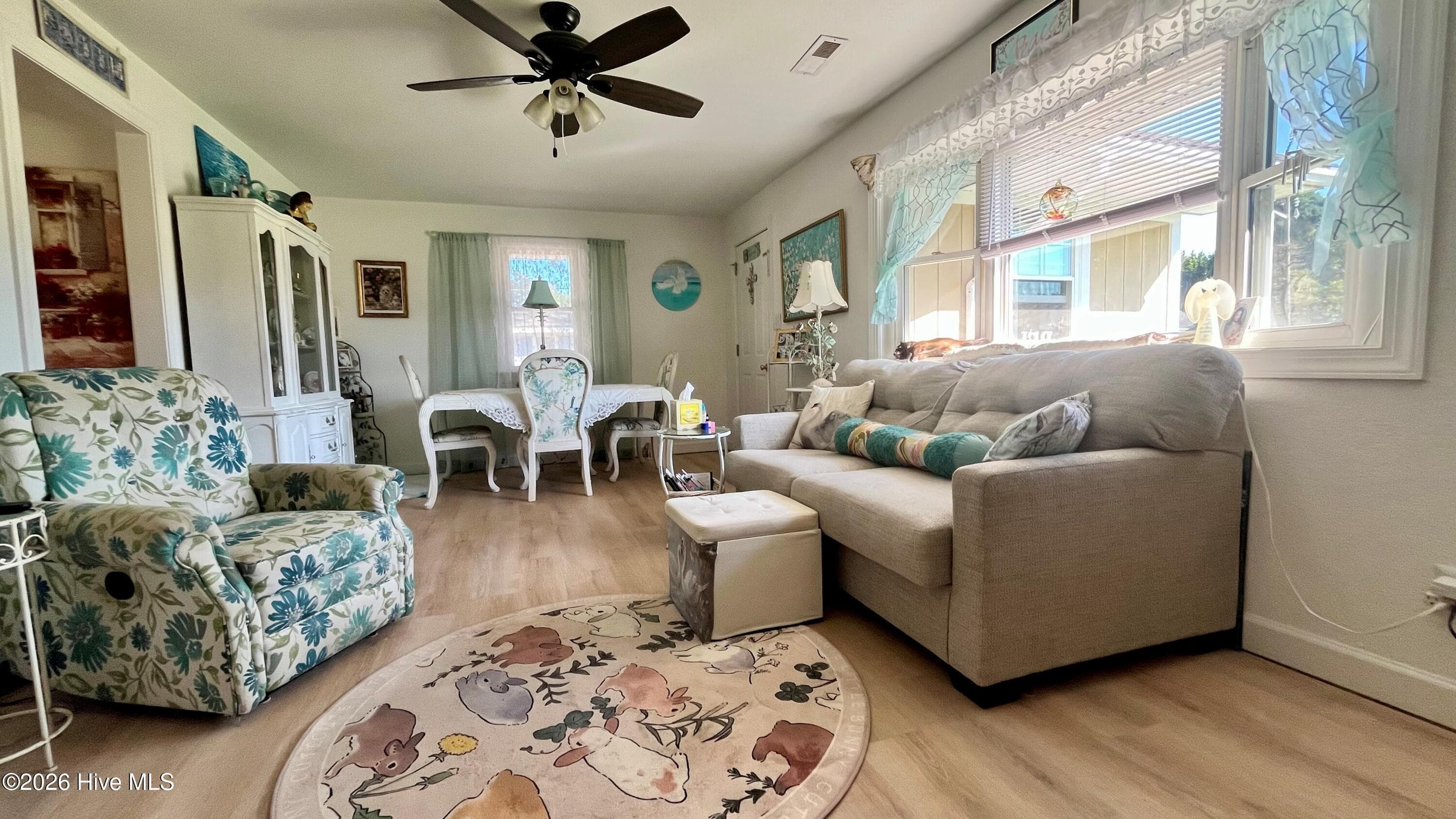 Living Room to Dining Room - 120 Ranch Drive, Elizabeth City, NC 27909