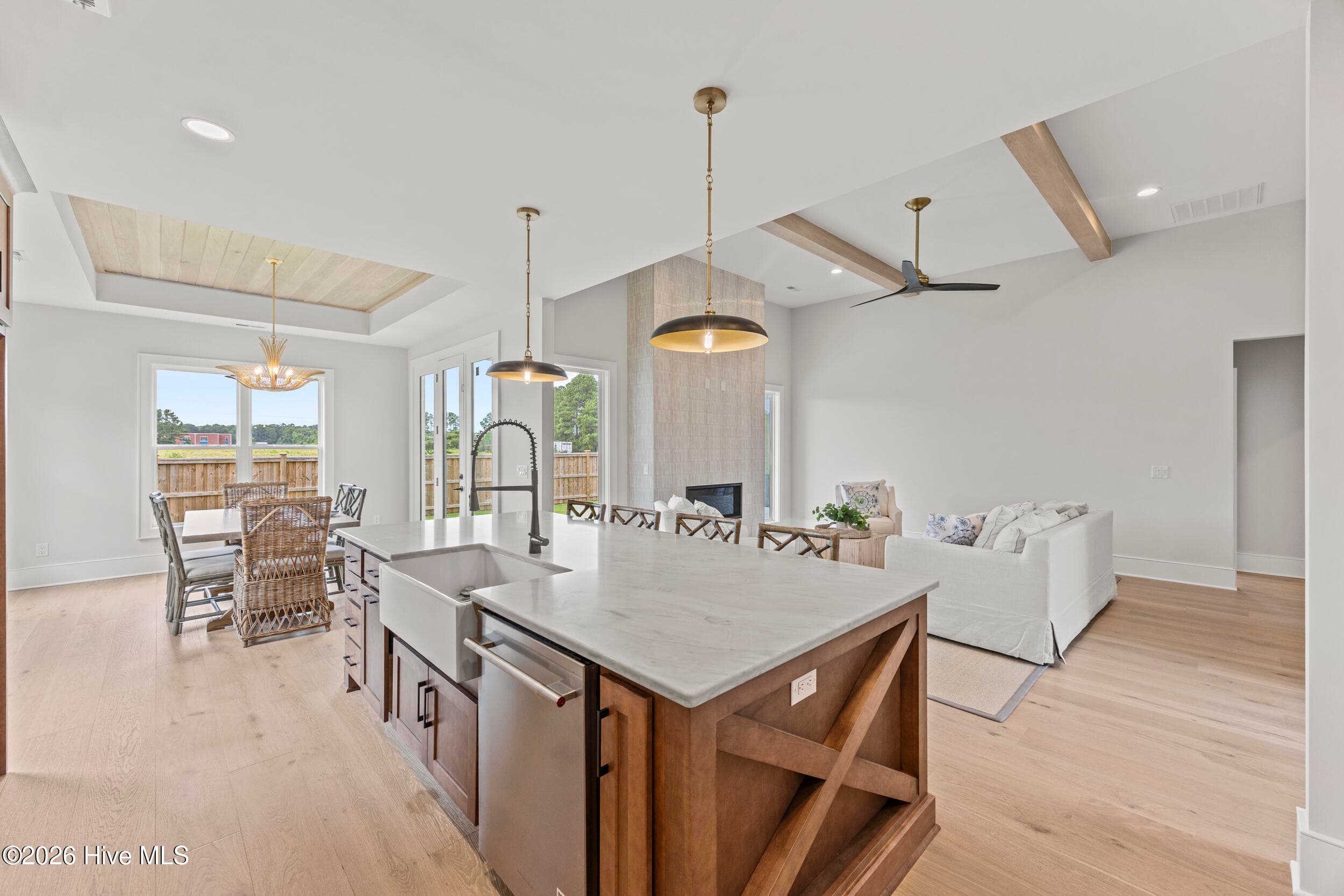 Large island and upgraded cabinets - 117 Grand Harvest Court, Wilmington, NC 28411