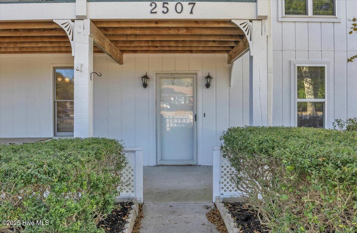 First Floor Front Entry - 2507 E Oak Island Drive, Oak Island, NC 28465, Oak Island
